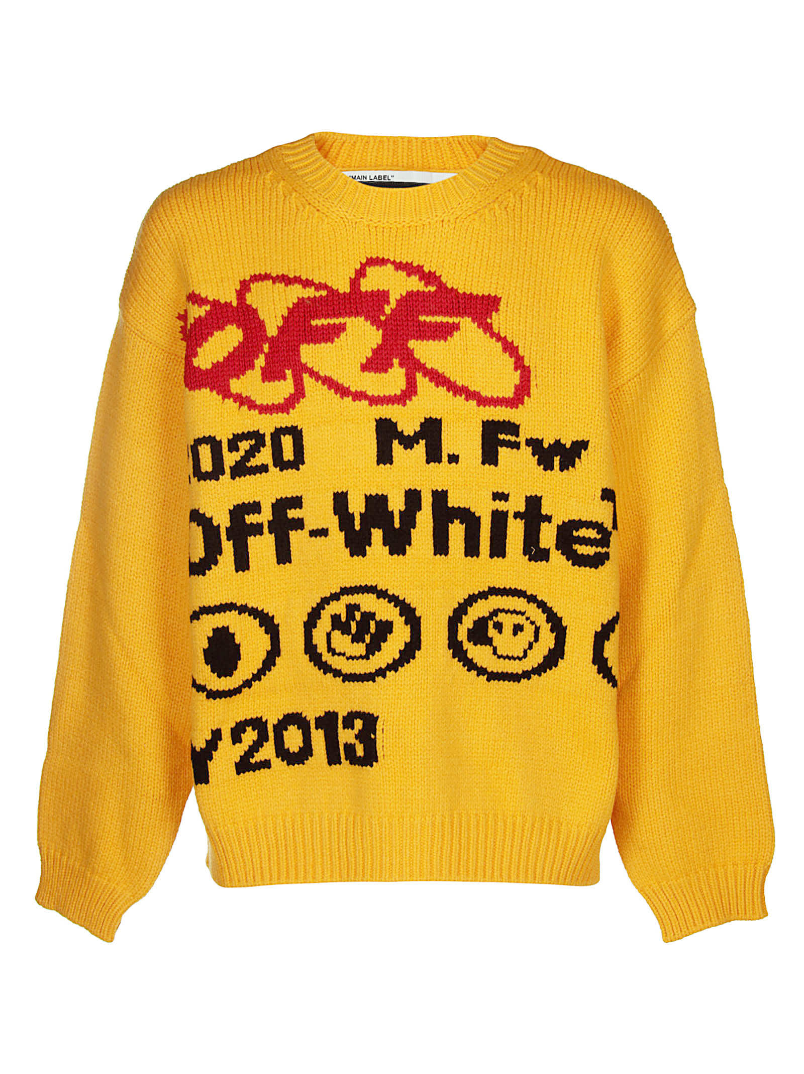 Off White Off White Industrial Y013 Jumper Yellow Black