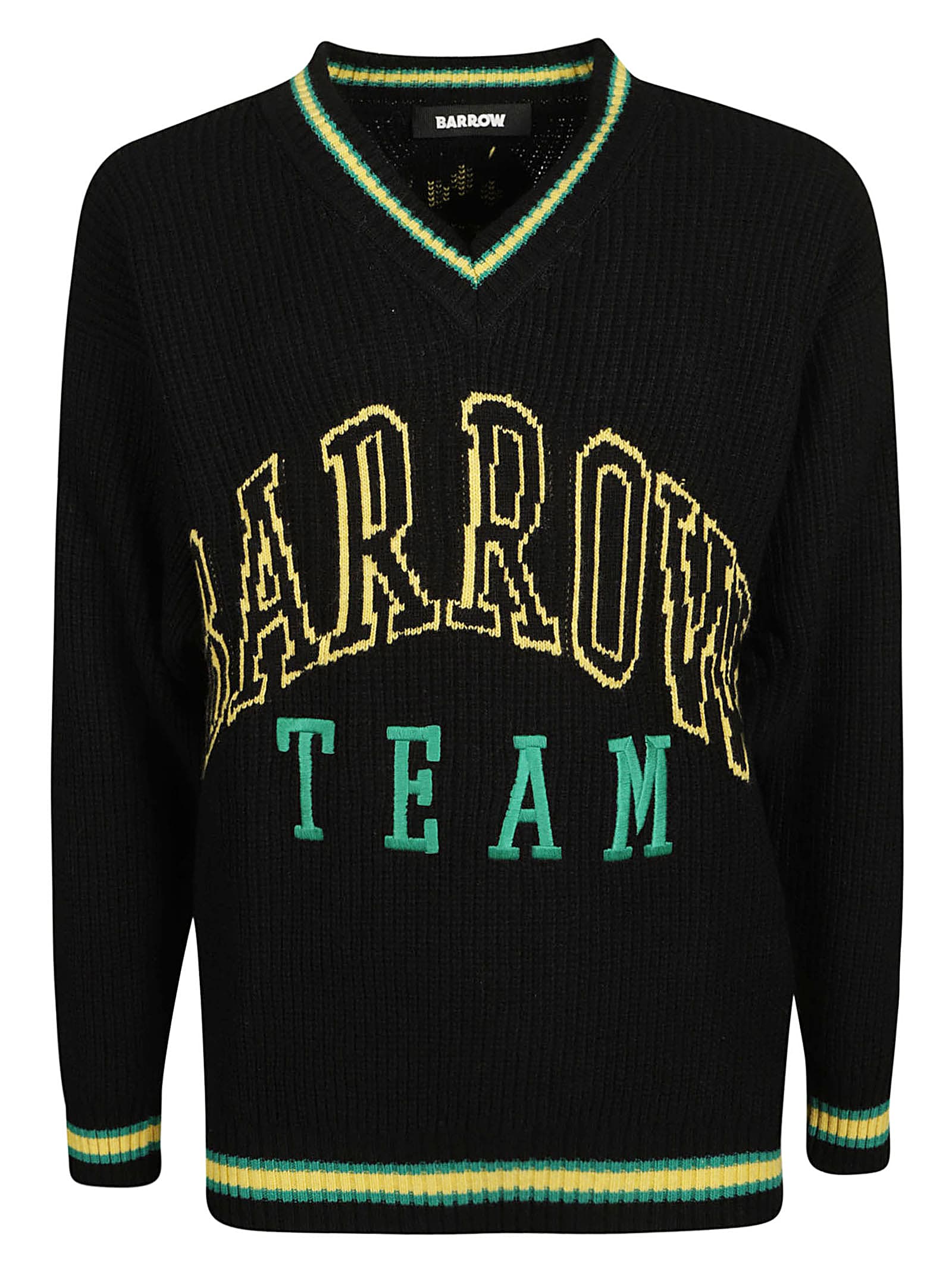 Shop Barrow V-neck Sweater In Nero