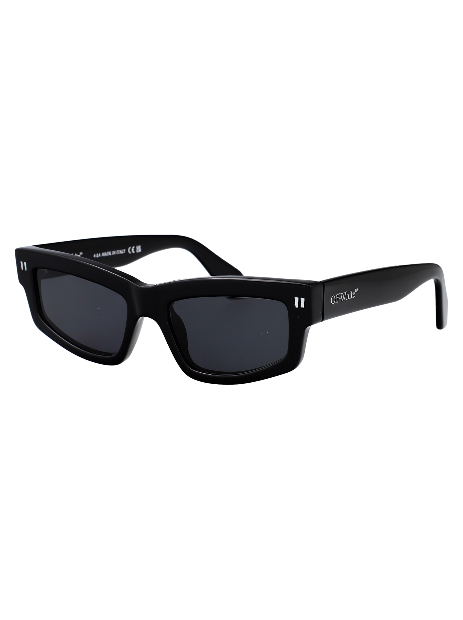 Off-white Miramar Sunglasses In Black Dark Grey