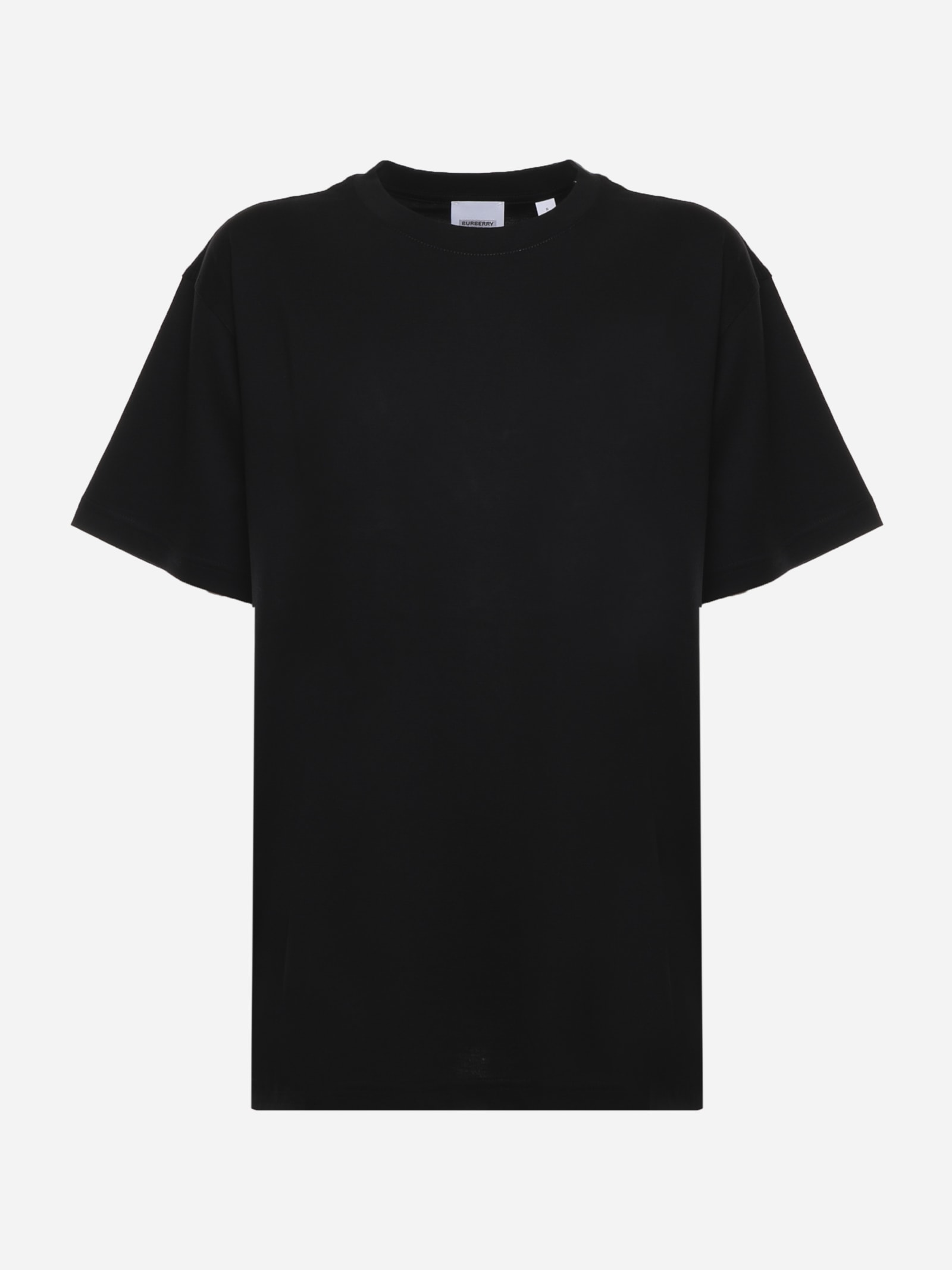 Burberry Cotton T-shirt With Coordinated Print