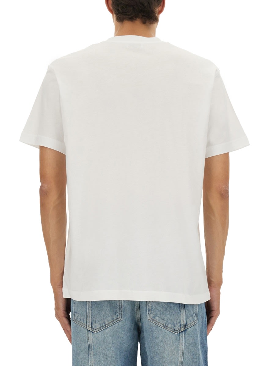 Moschino Teddy Bear Print Crewneck T-shirt In White