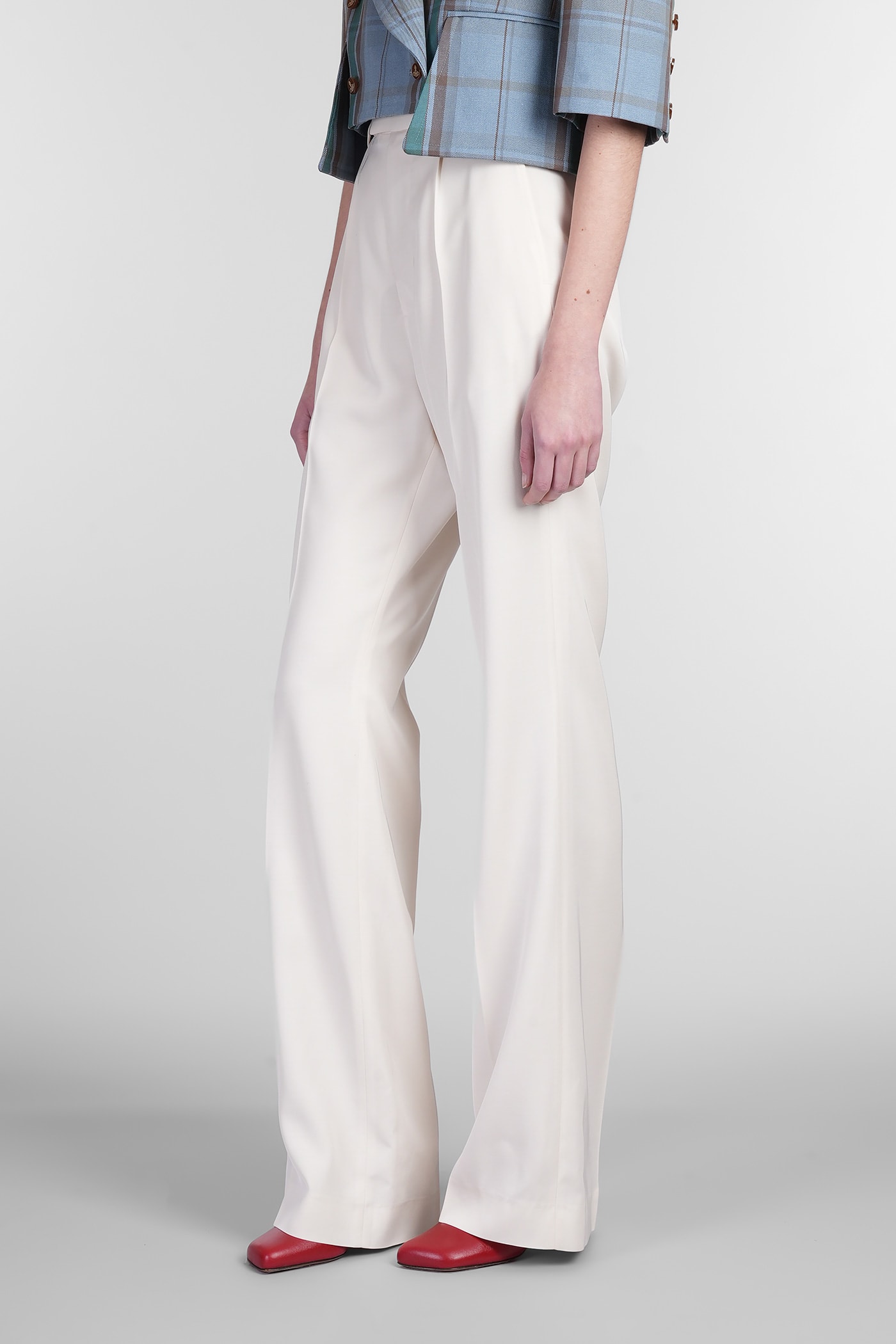 Vivienne Westwood Ray Pants In Beige Viscose In Beige