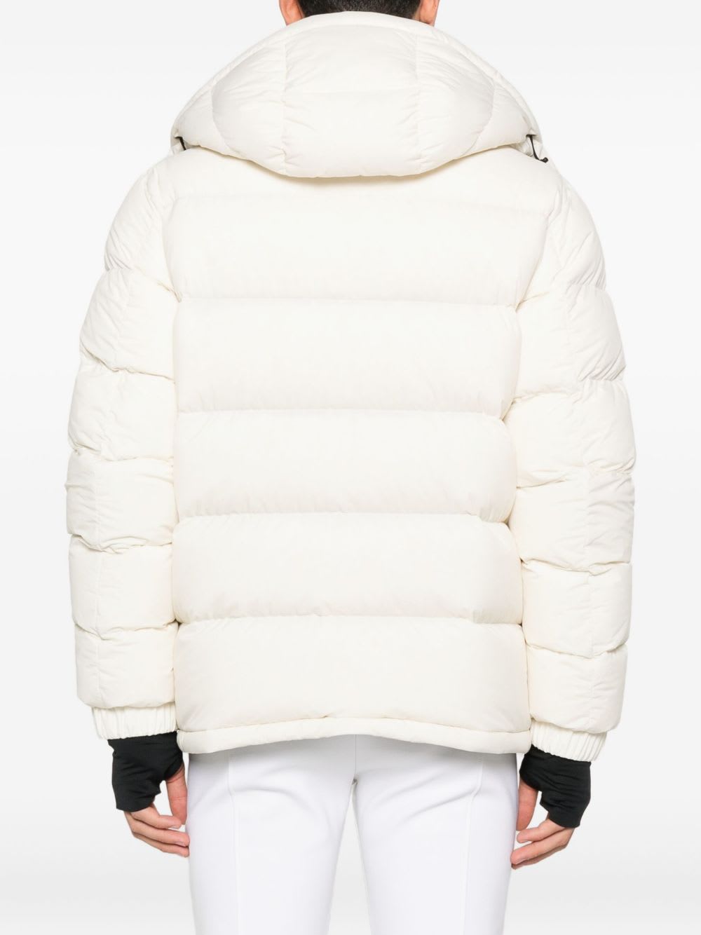 Moncler Grenoble Hooded Zip-fastening Jacket In White