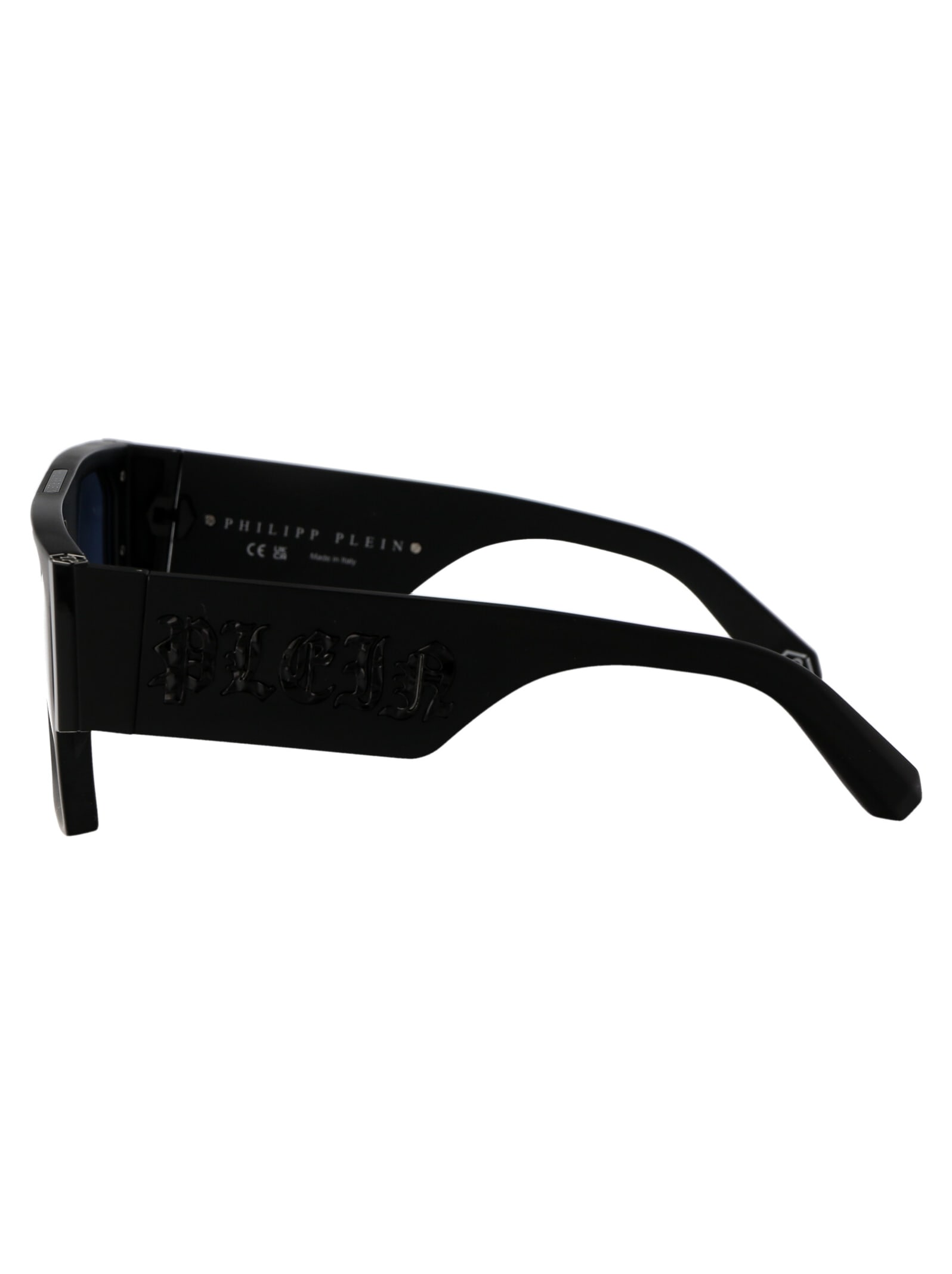 Shop Philipp Plein Spp094m Sunglasses In 0703 Black