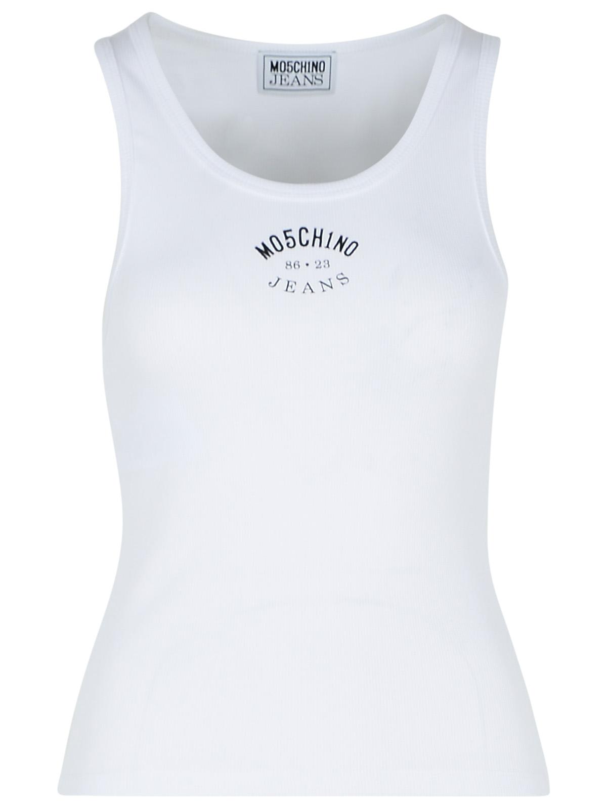 White Cotton Tank Top