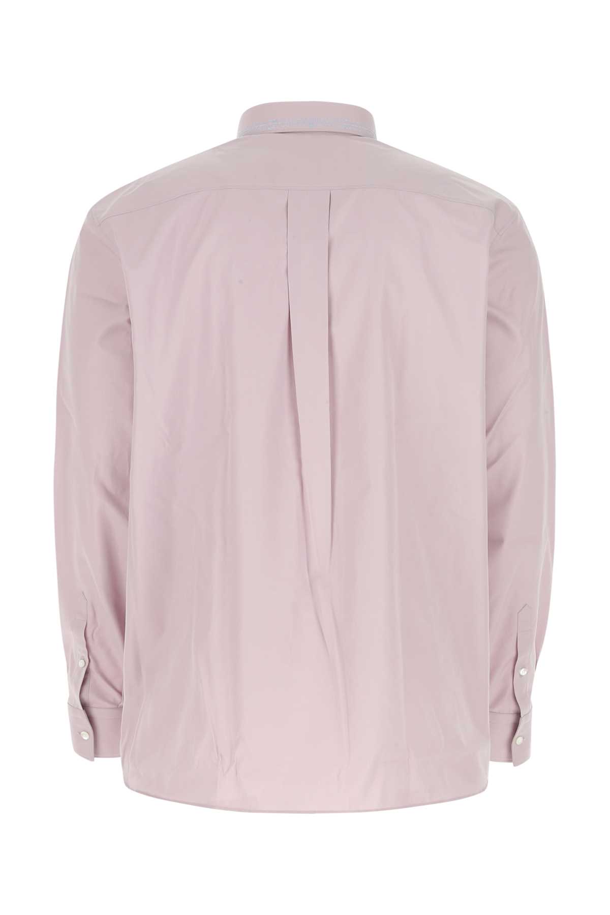 Shop Fendi Lilac Poplin Shirt In F0f5u