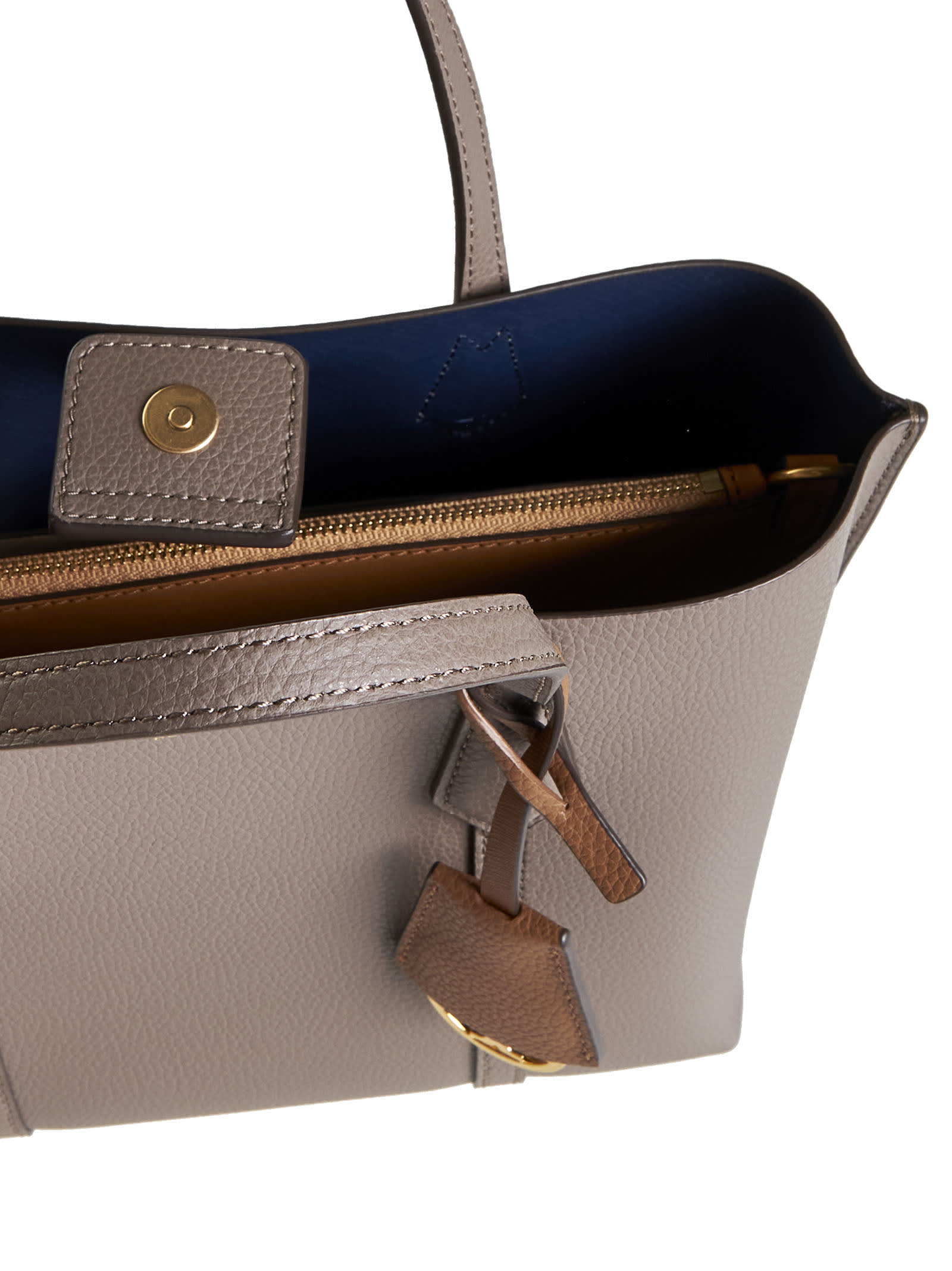 Shop Tory Burch Tote In Clam Shell