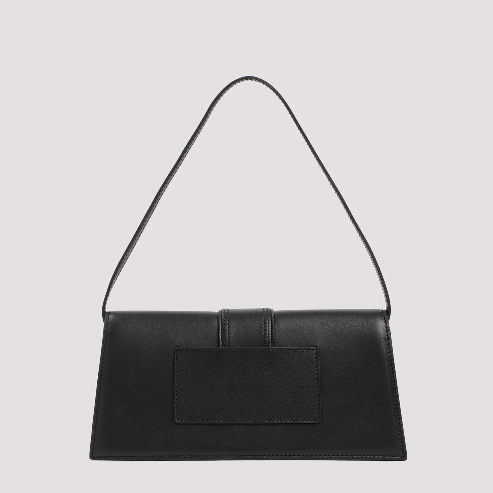 Jacquemus Le Bambino Small Leather Shoulder Bag In Black