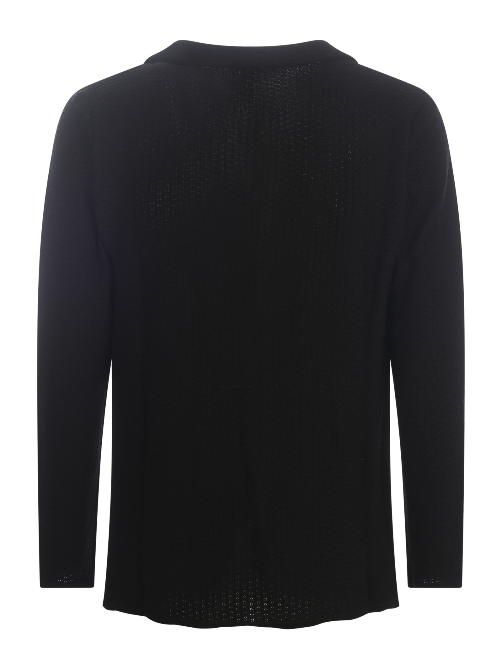Shop Manuel Ritz Jacket  In Wool Blend In Black