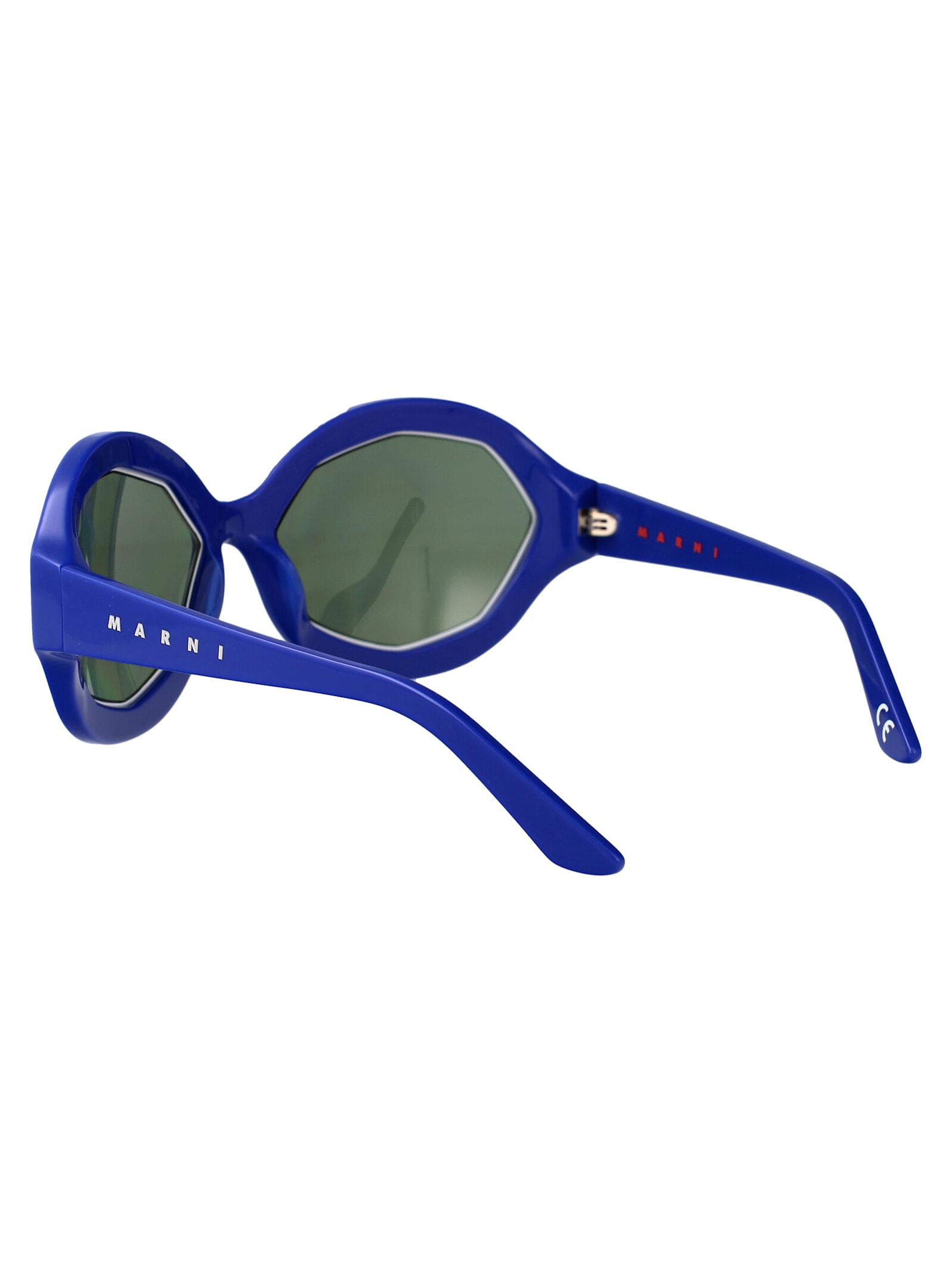 Marni Eyewear Cumulus Cloud Sunglasses In Blue