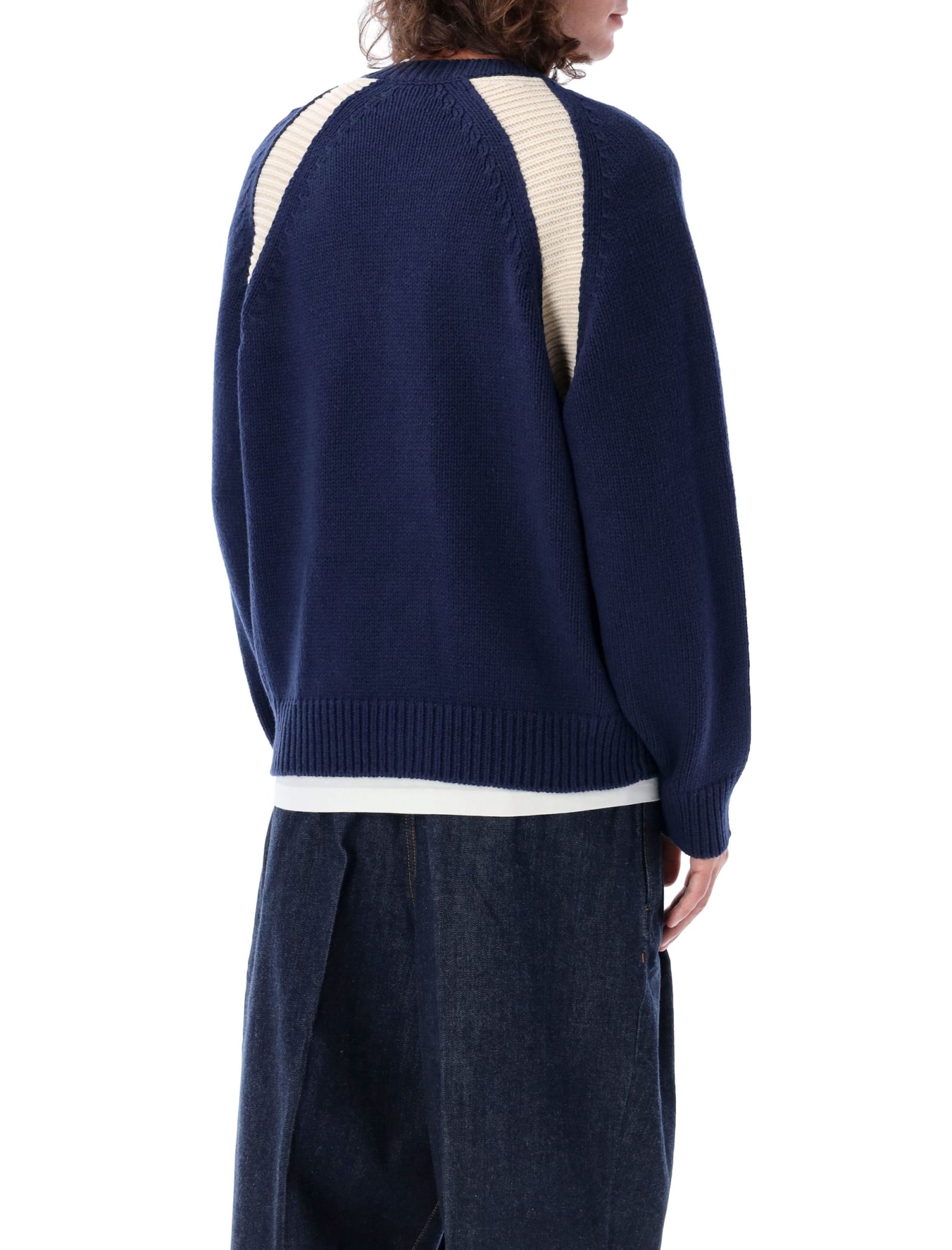 Shop Kenzo Rws Cardigan In Blue