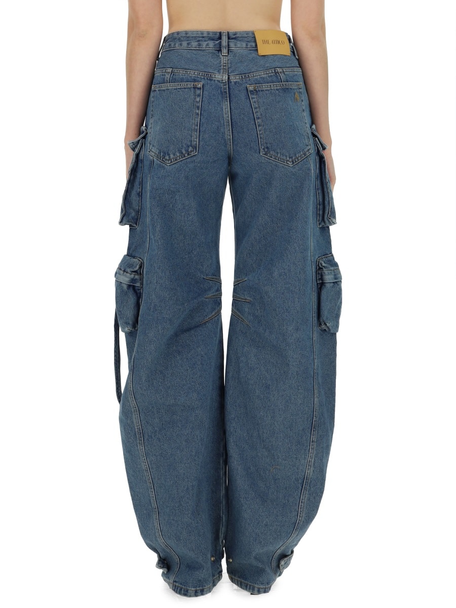 Shop Attico Jeans Fern In Denim