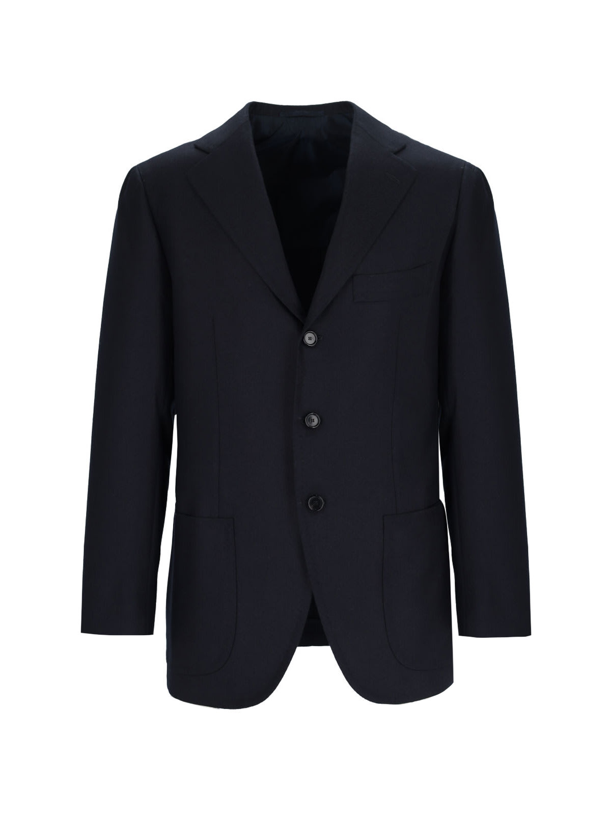 Shop Cesare Attolini Single-breasted Blazer In Blue