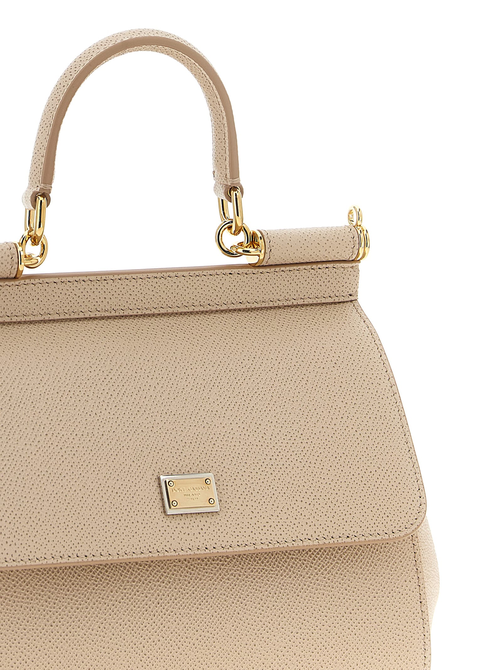 Dolce & Gabbana Sicily Medium Handbag In Pink
