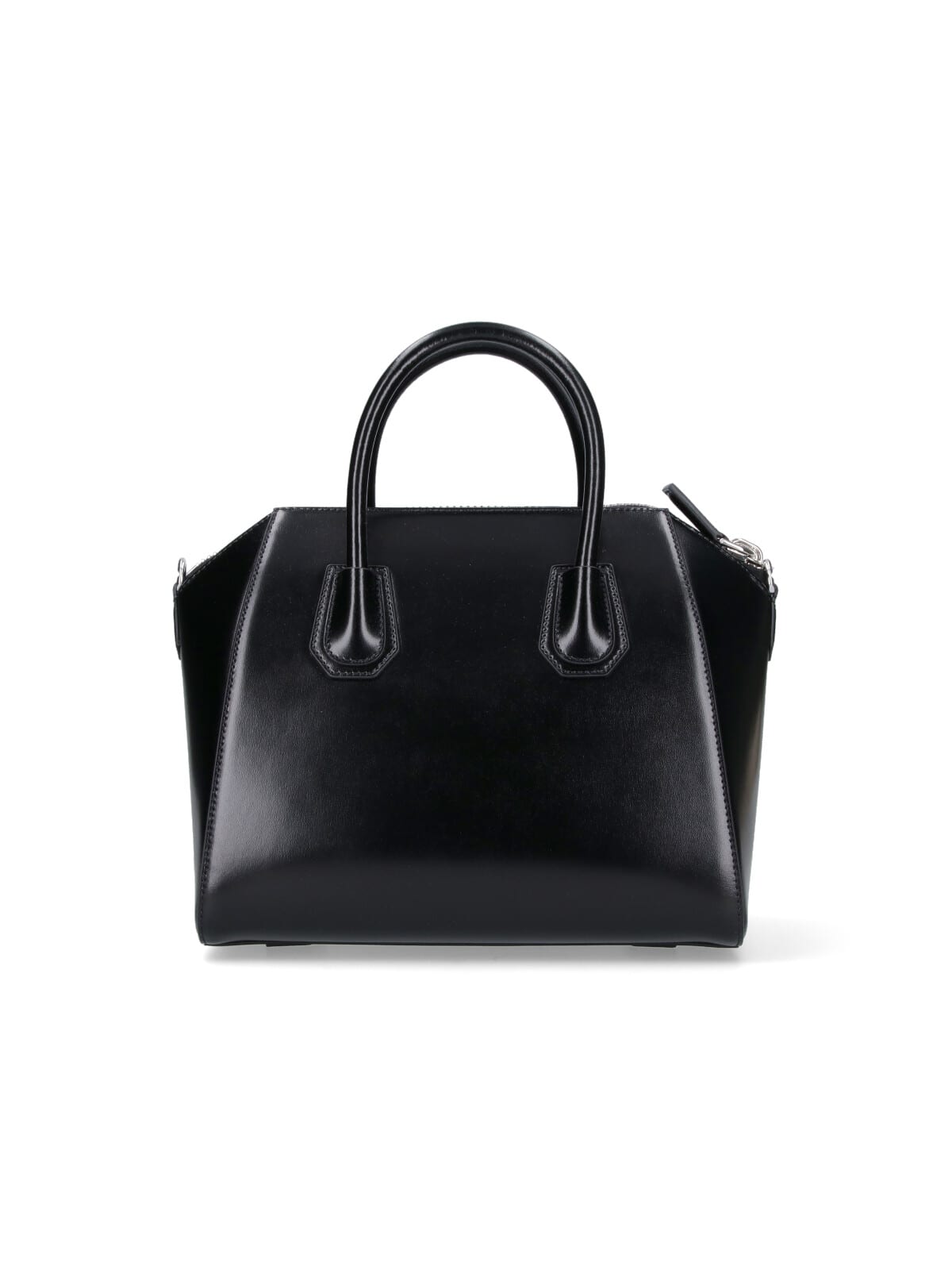Givenchy Small Leather Shoulder Bag With Structured Silhouette In Black