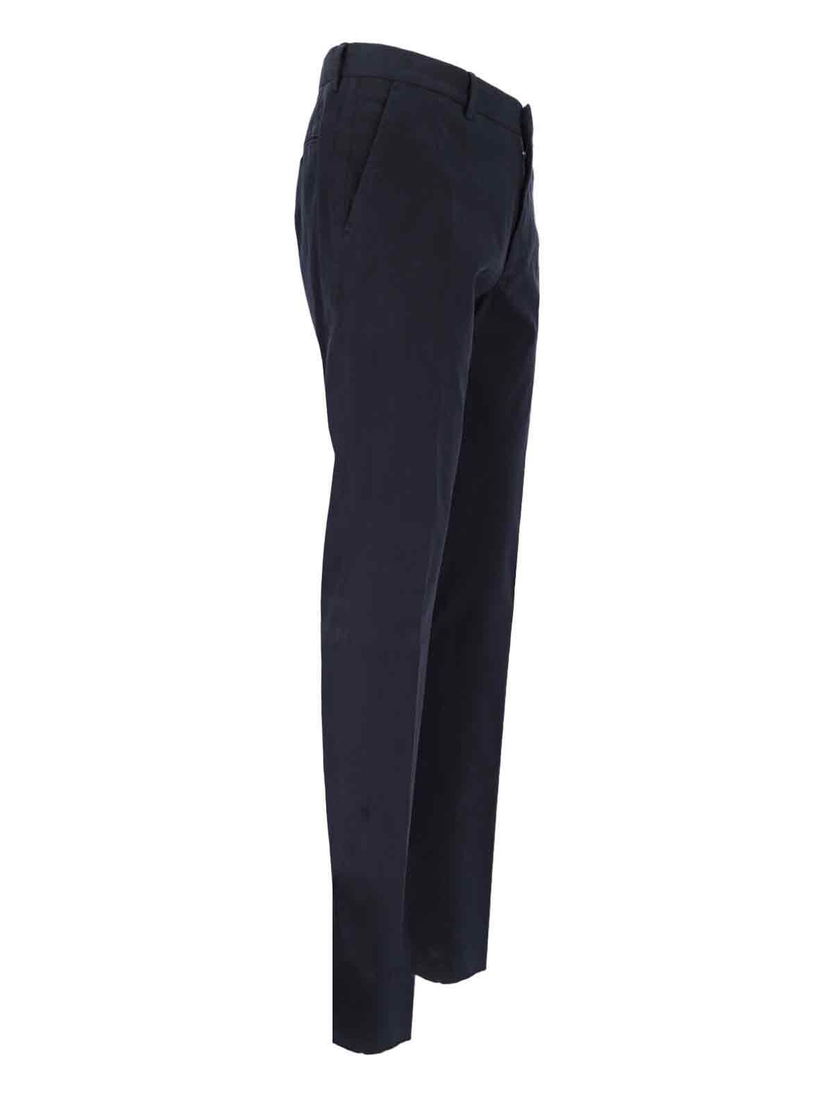 Zegna Chinos In Blue