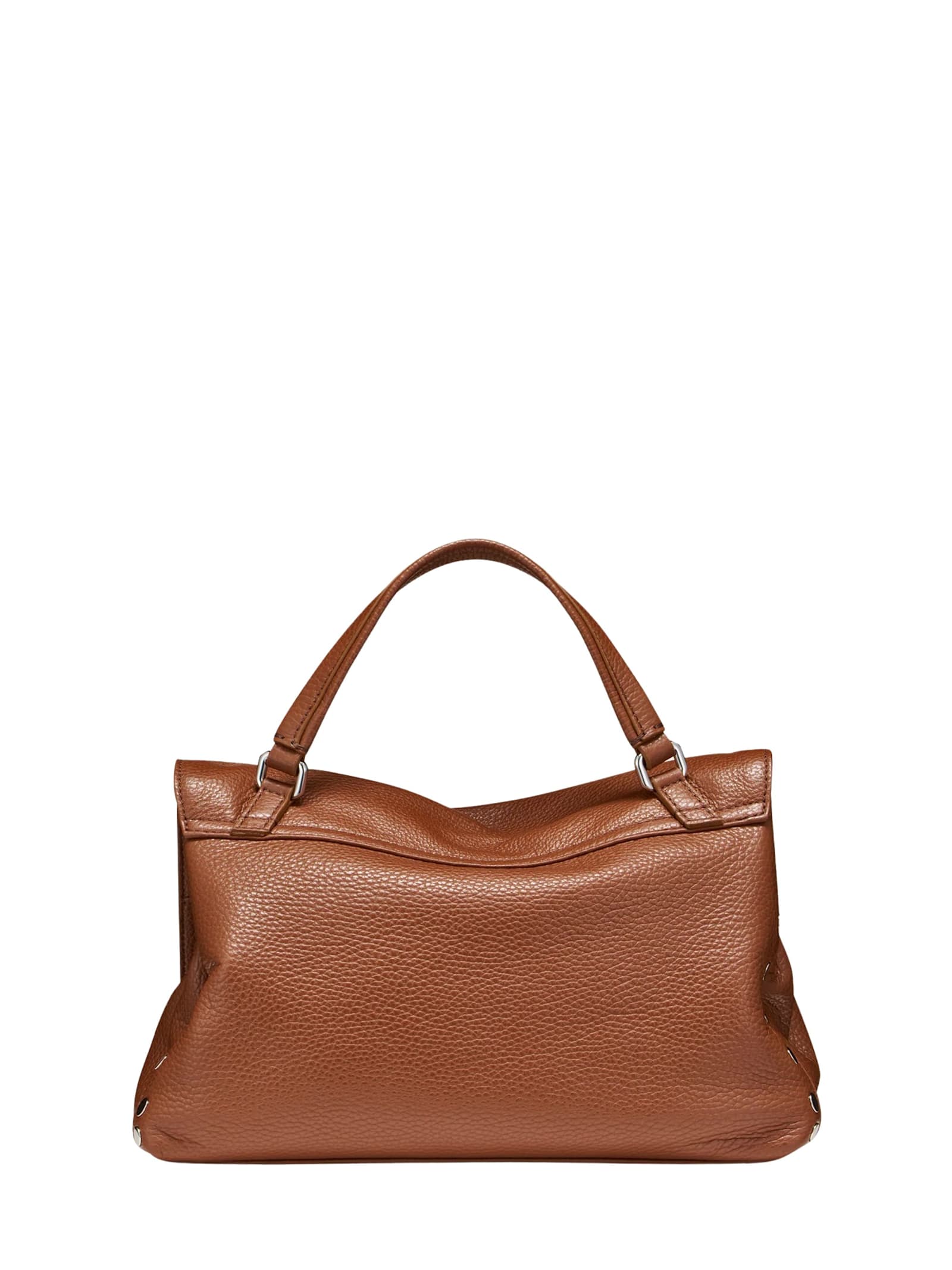 Zanellato Postina Daily Baby Handmade Leather Handbag In Brown
