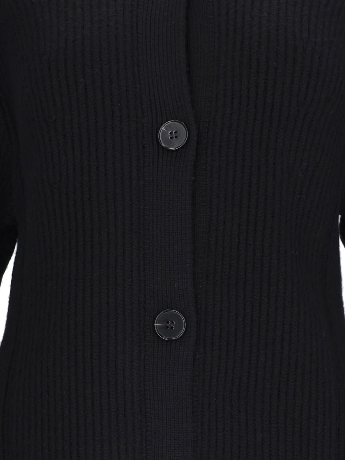 Shop Jil Sander Long Cardigan In Black