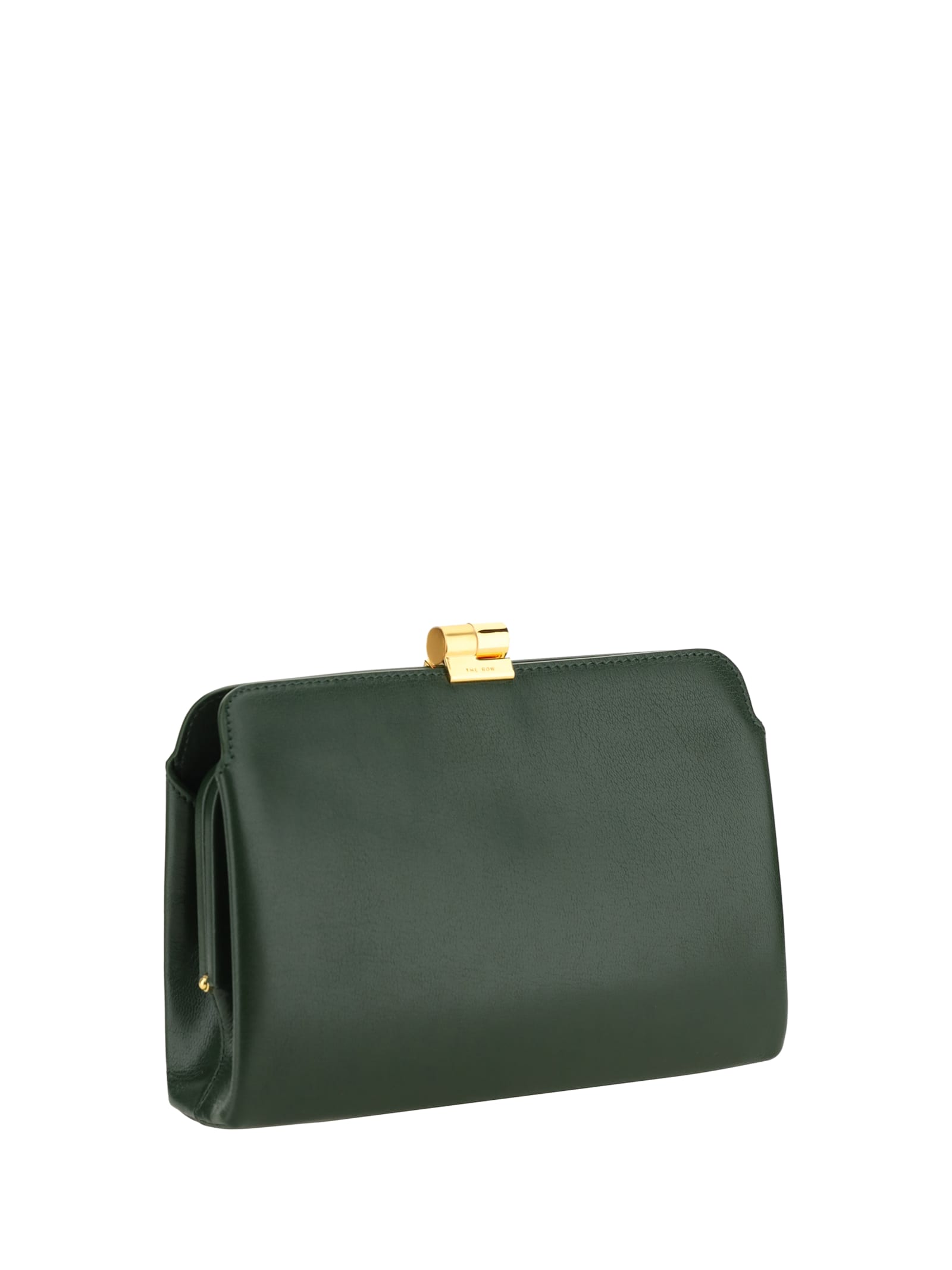 Shop The Row Clutch Bag In Seaweed Green Shg