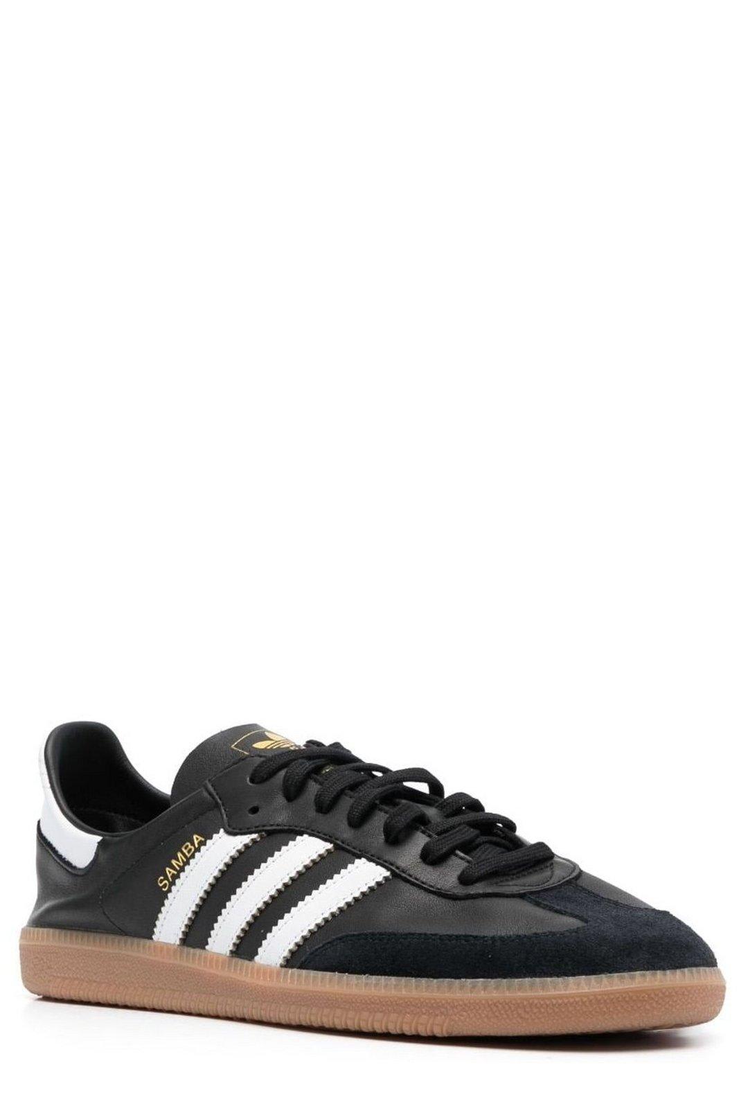 Adidas Originals Deco Suede Low-top Sneaker With Rubber Sole In Cblack Ftwwht Cblack