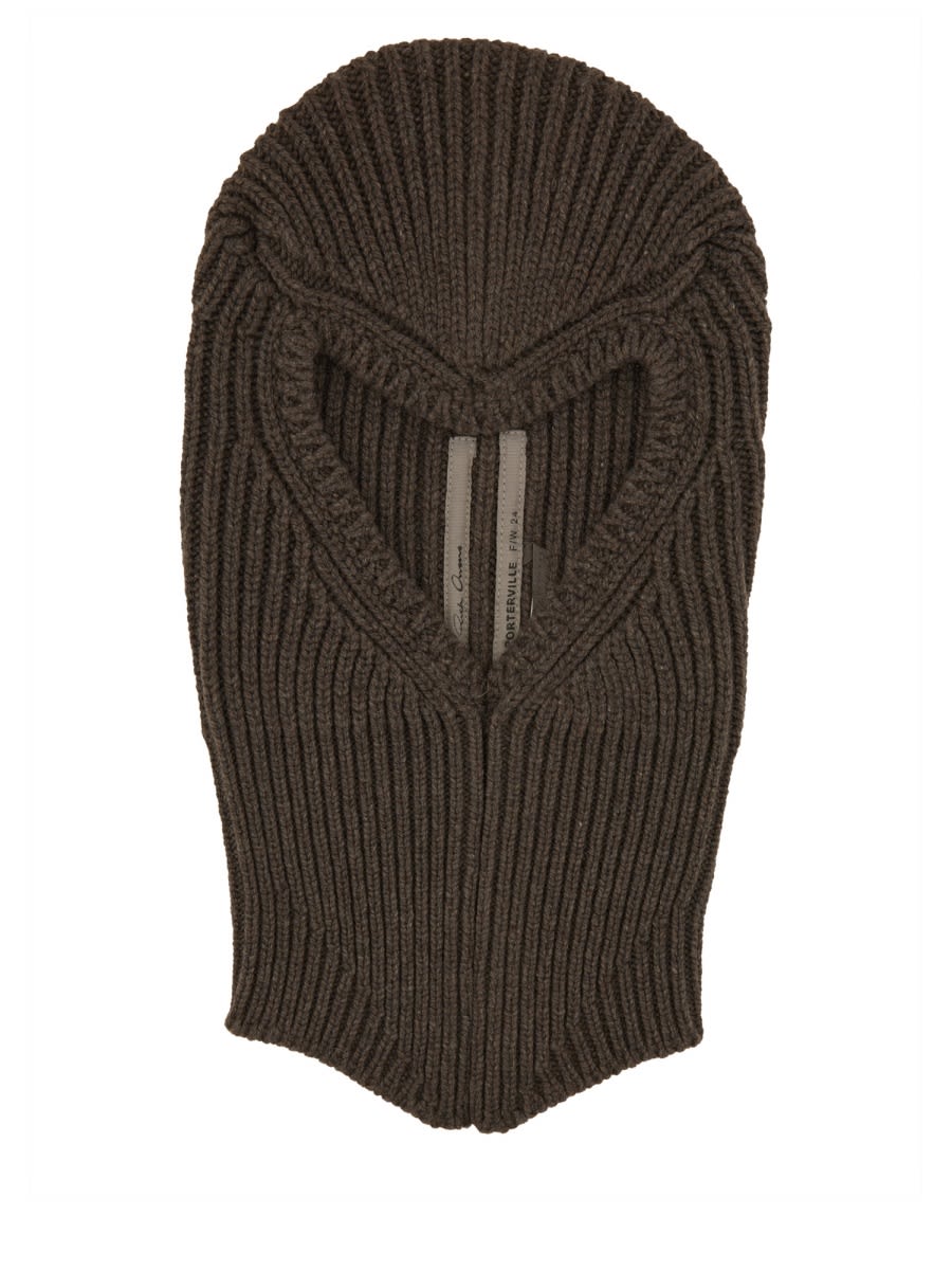 RICK OWENS KNITTED BALACLAVA 