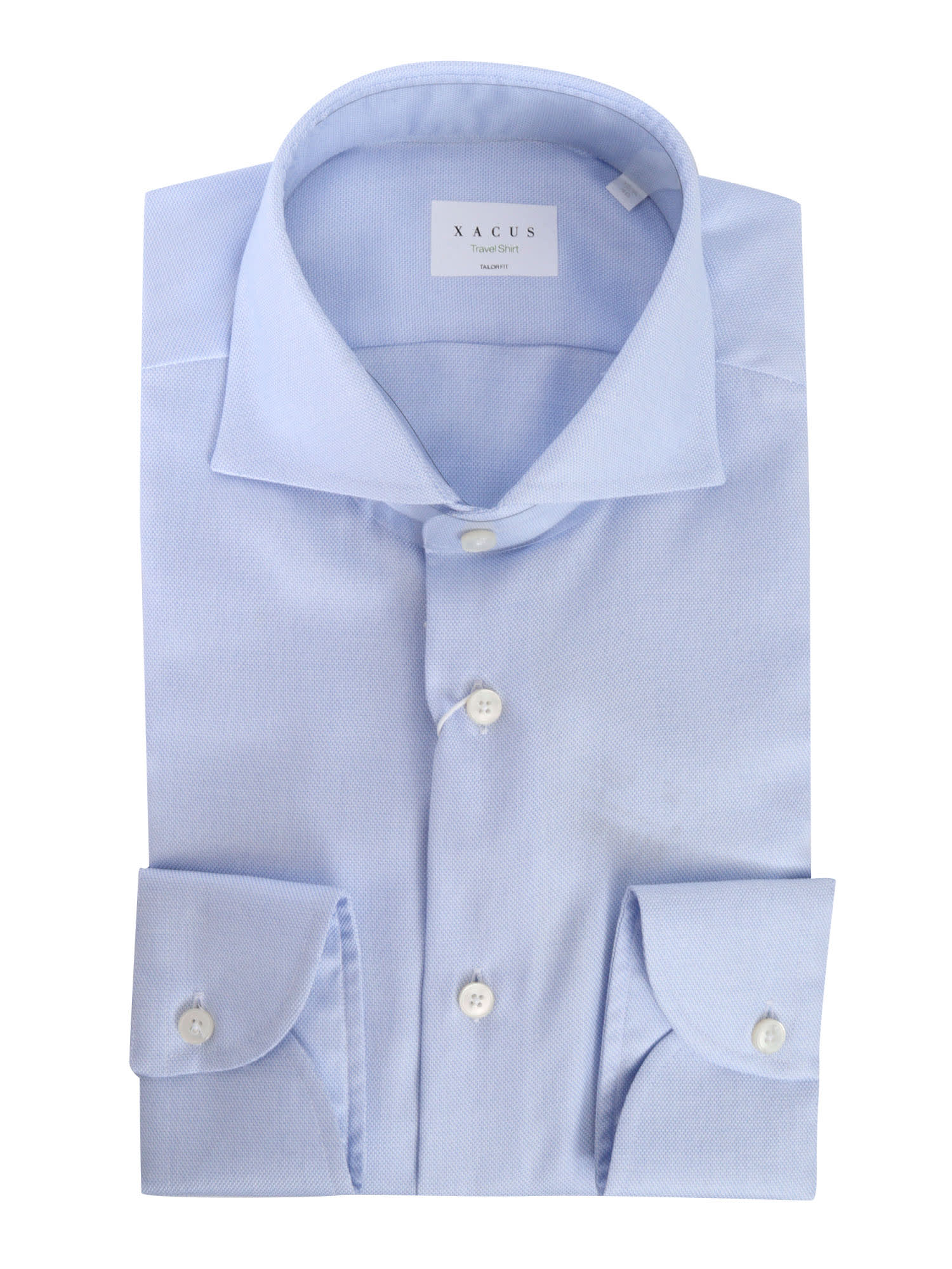 Xacus Cotton Tailor Fit 'active' Shirt In Multicolor