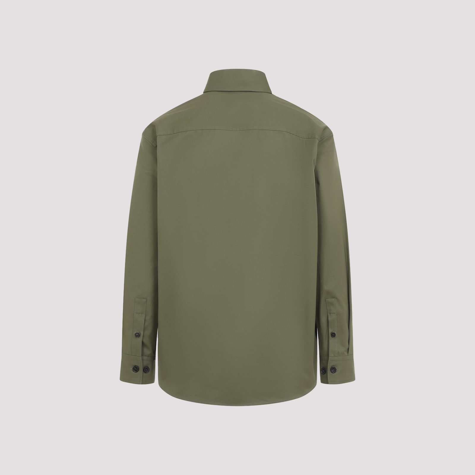 Shop Off-white Ow Military Shirt In Four Leaf