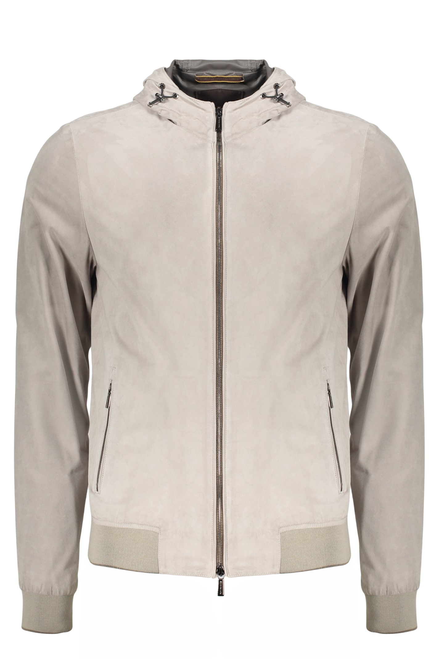 Leather Bomber Jacket