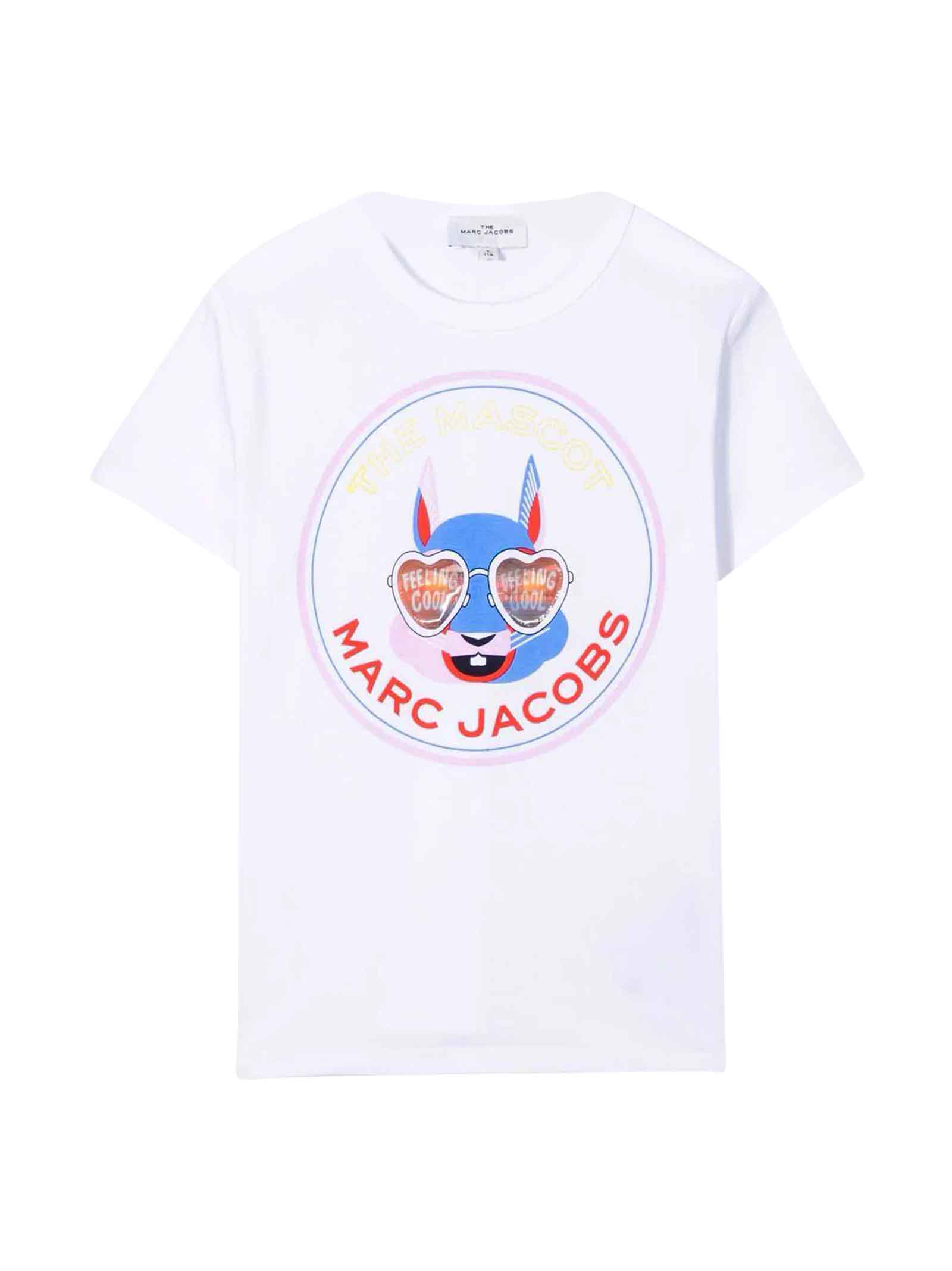 Little Marc Jacobs White T-shirt With Print