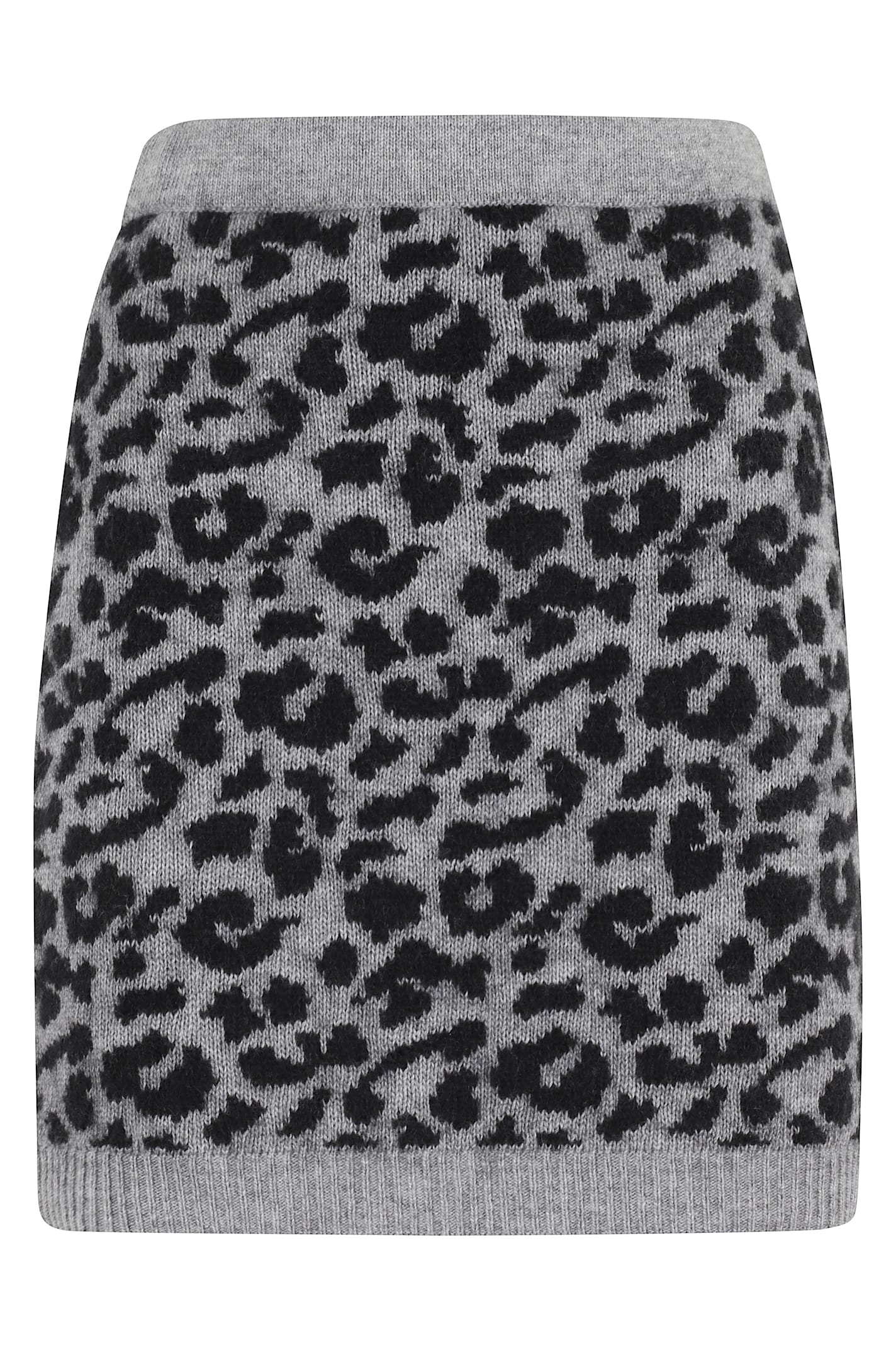 Minigonna In Maglia Maculata