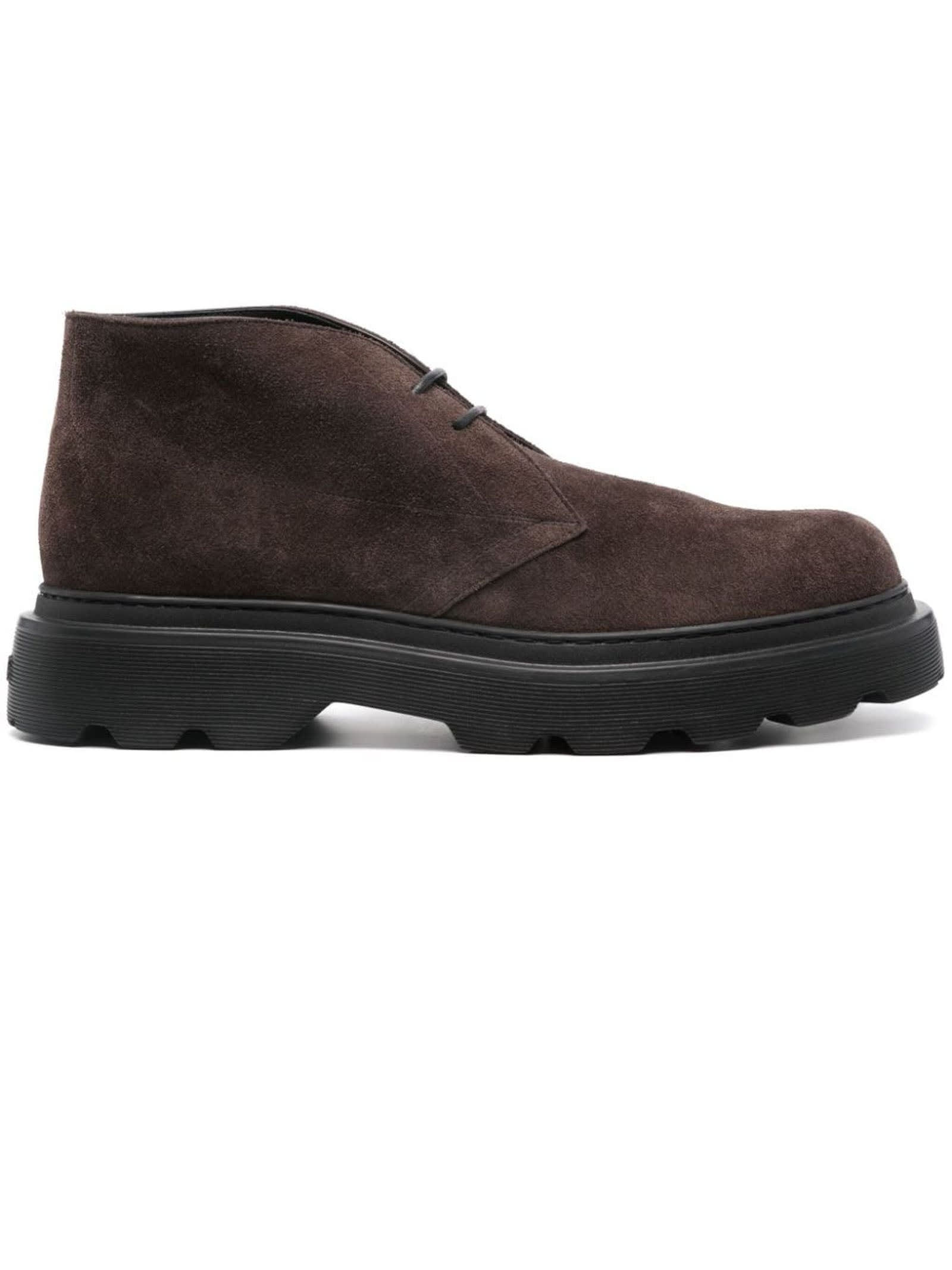 Shop Tod's Brown Carrarmato 24l Boots