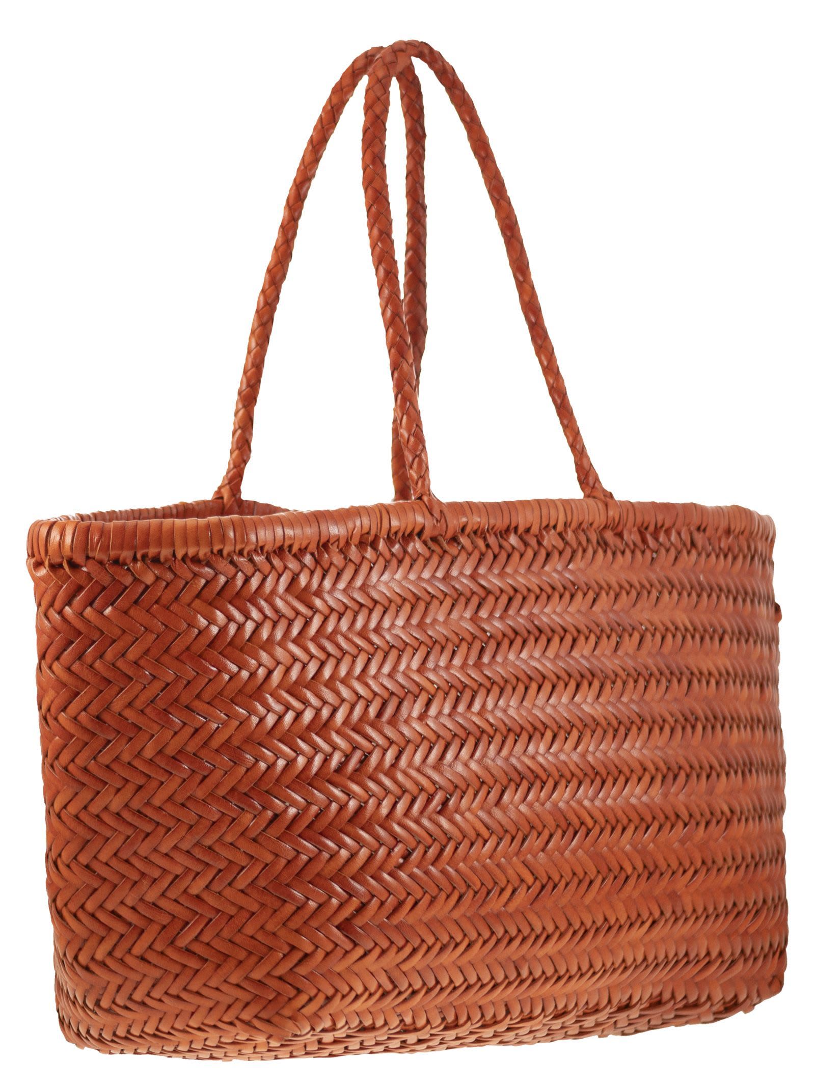 Dragon Diffusion Triple Jump Big - Woven Leather Bag