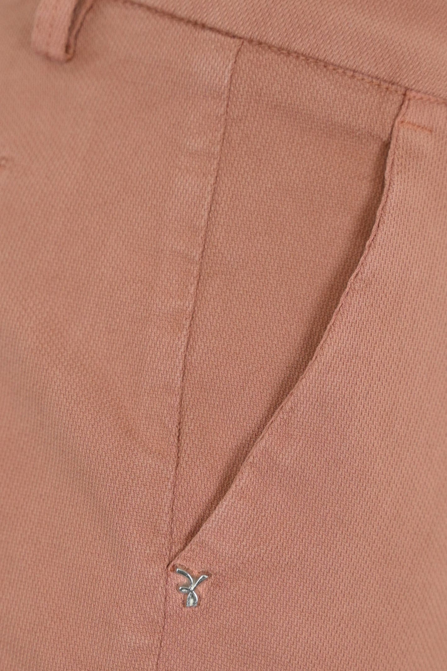 Re-hash Gloria Capri Chino Trousers In Mattone