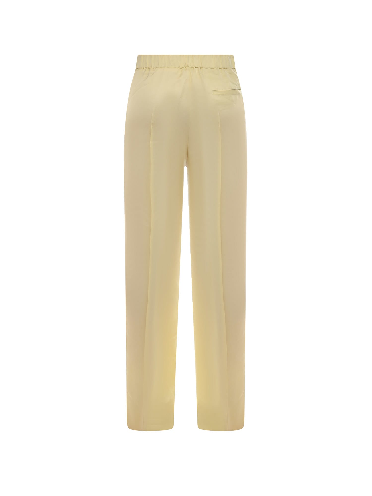 Shop Jil Sander Trouser In Yellow