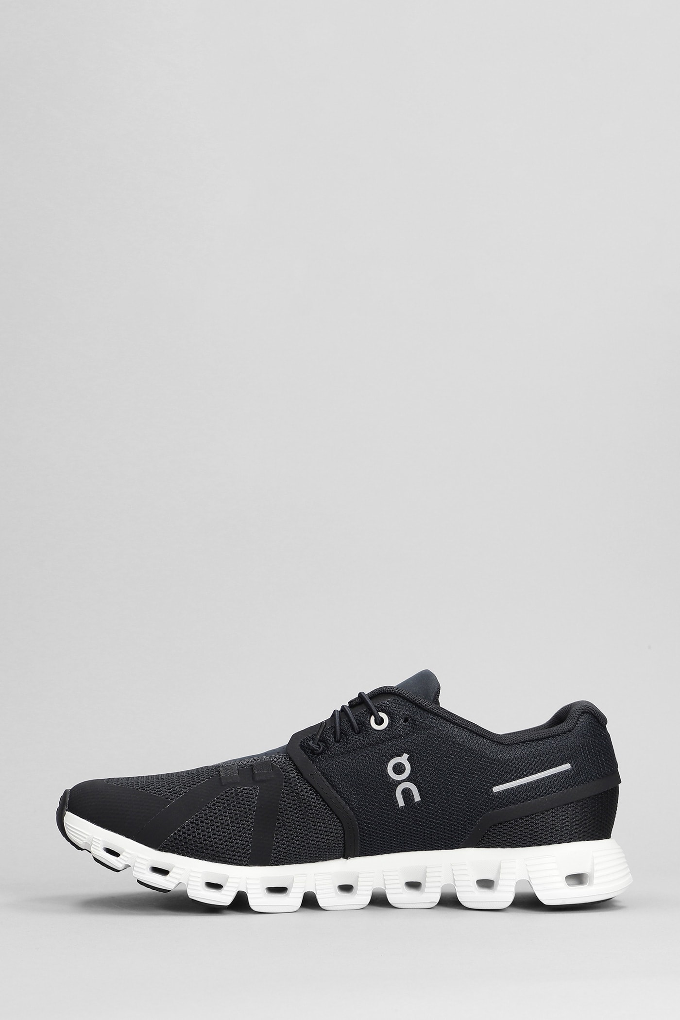 Shop On Cloud 5 Sneakers In Black Polyester