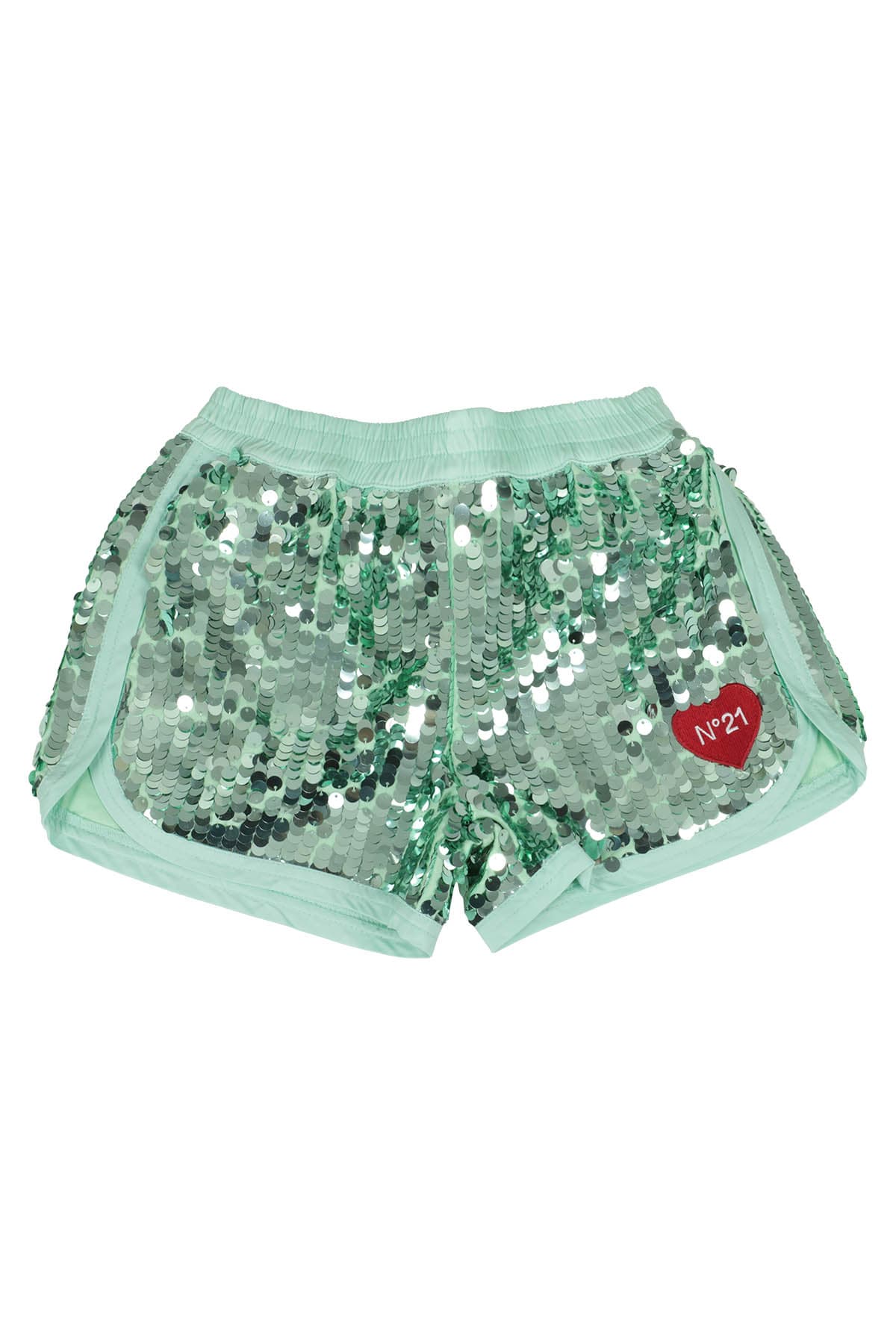 Shop N°21 Shorts In Light Green