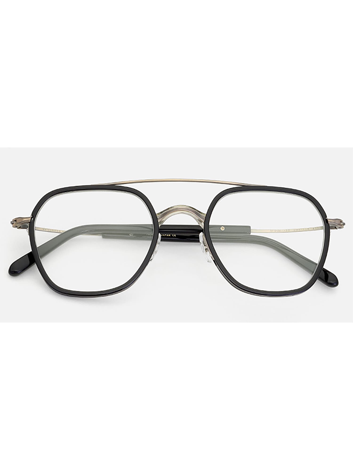 Shop Masunaga Gms115 Eyewear In Navy