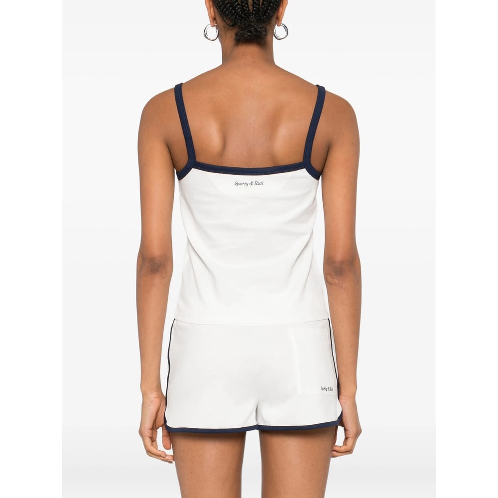 Sporty & Rich Top In White