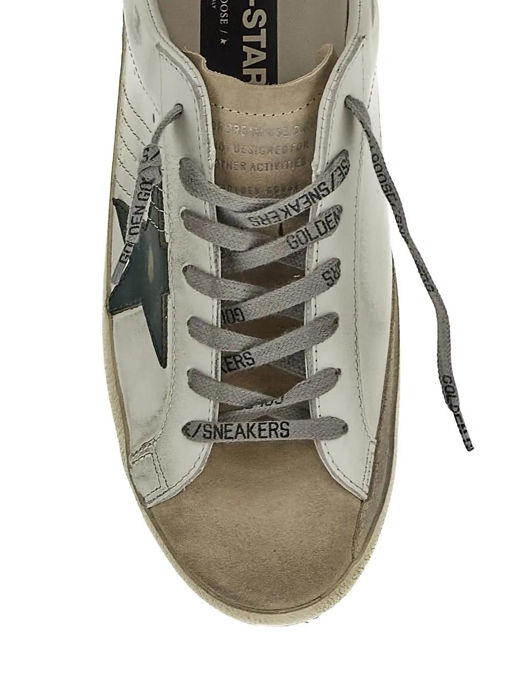 Shop Golden Goose Super-star Sneaker In White