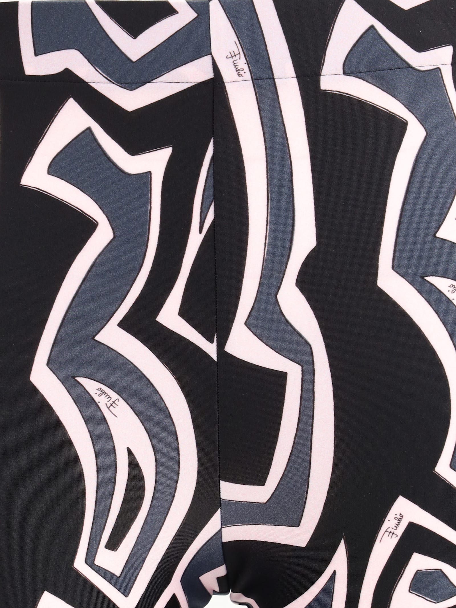 Pucci Leggings With Marmo Print In Multi