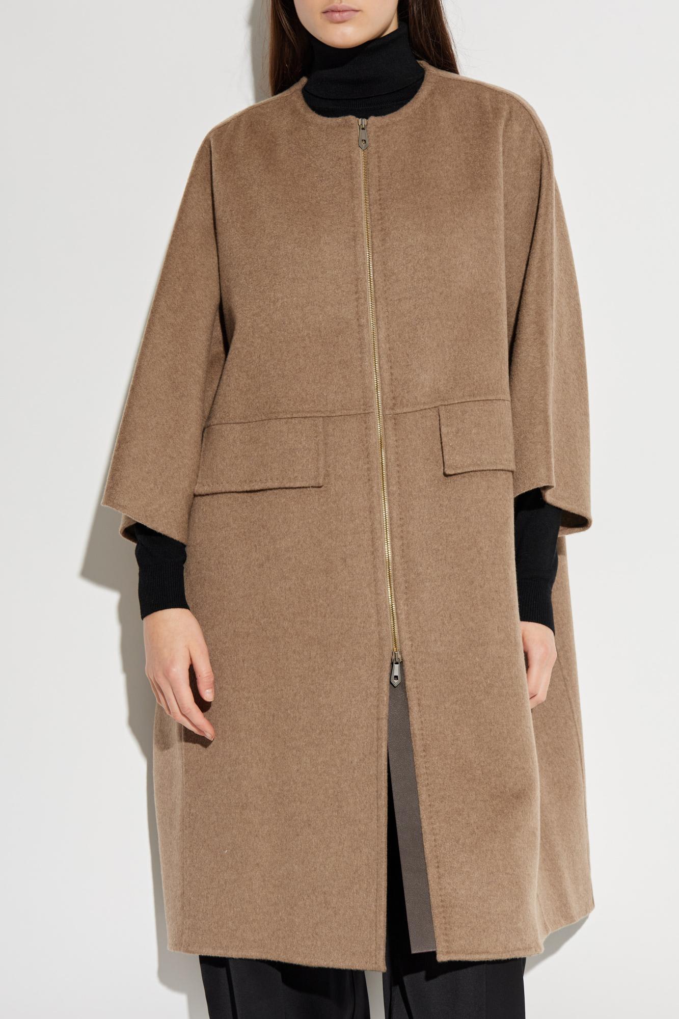 Max Mara Coat Amour In Brown