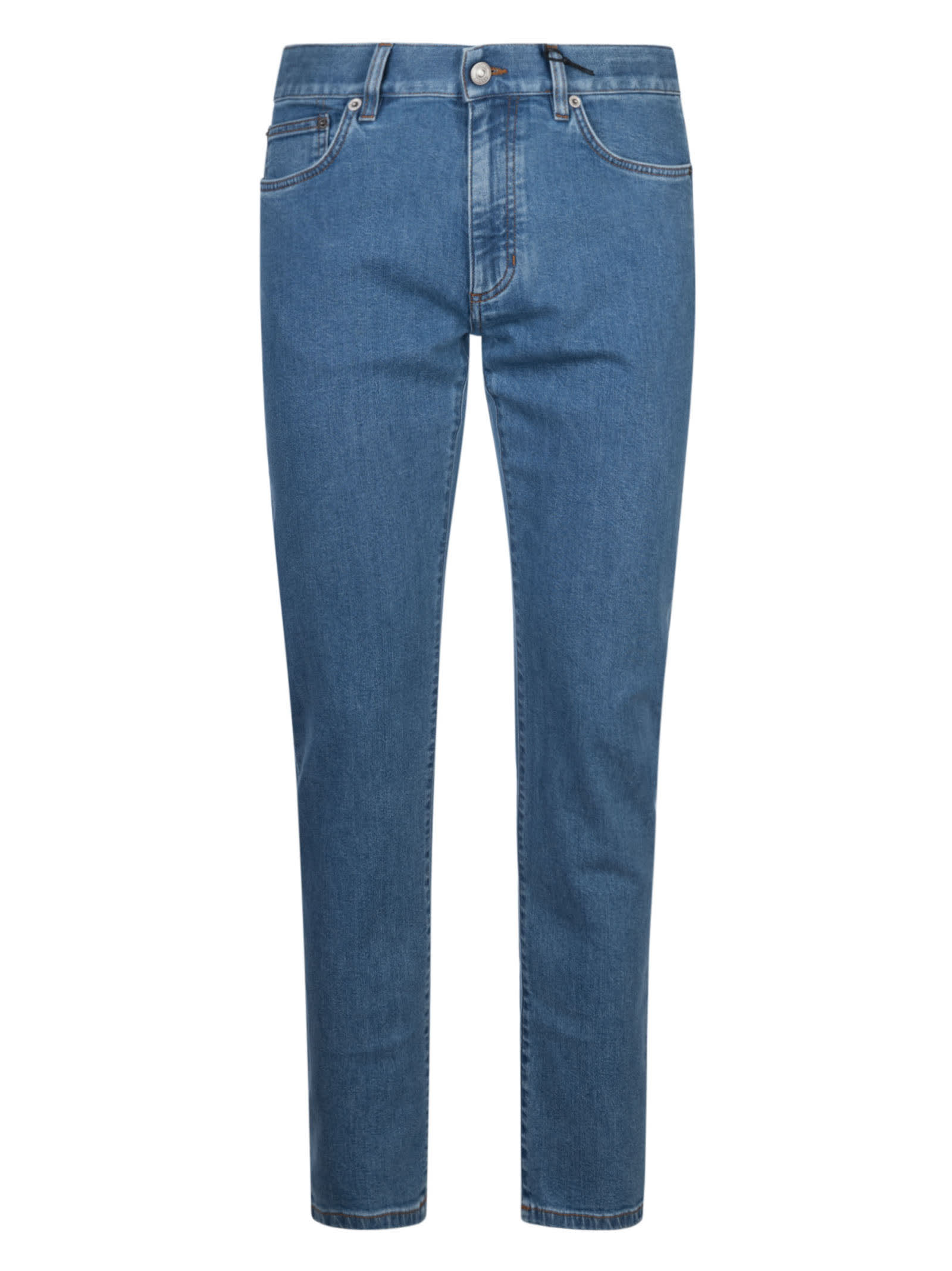 Ermenegildo Zegna Classic 5 Pockets Jeans In Denim