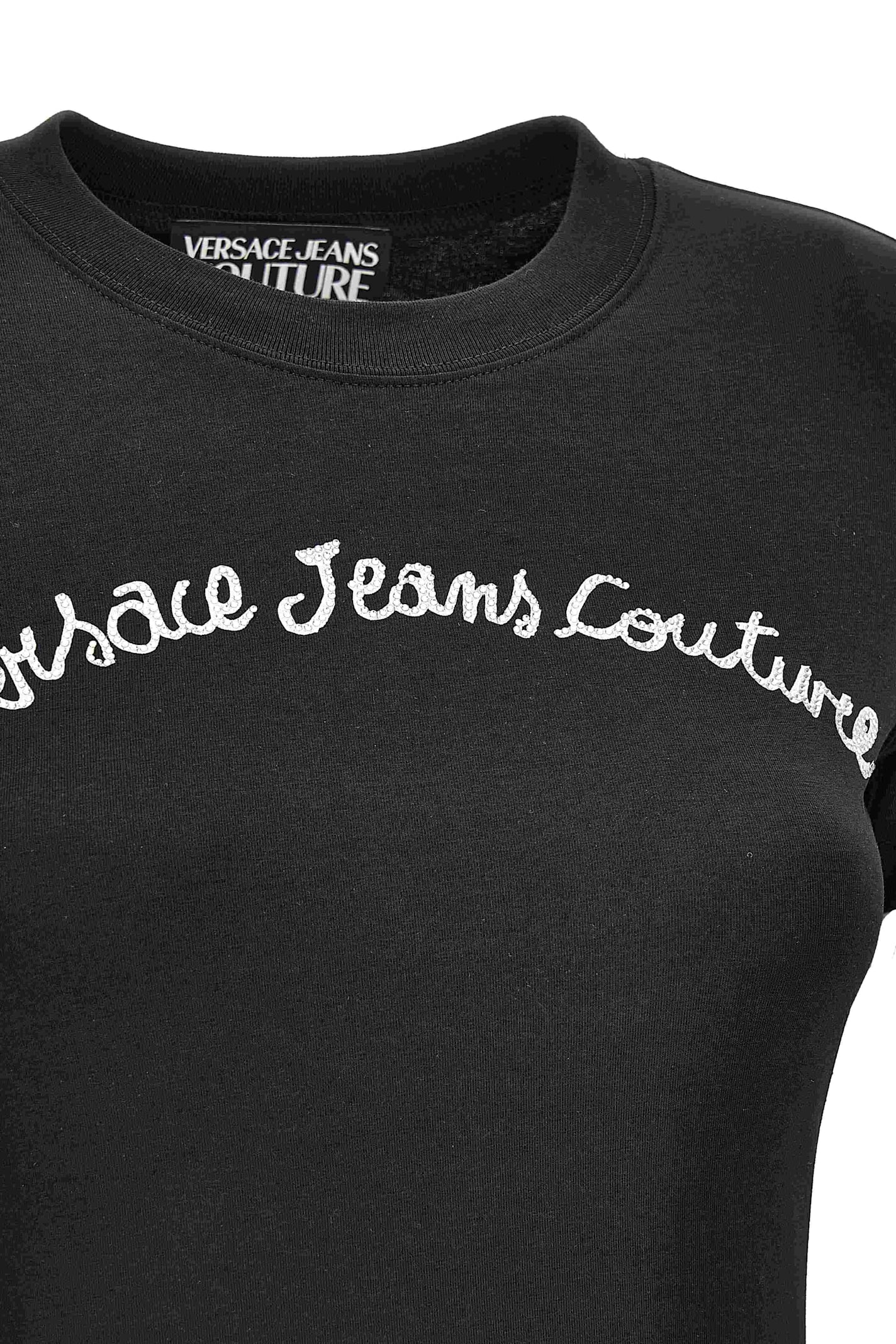 Shop Versace Jeans Couture T-shirt In Black