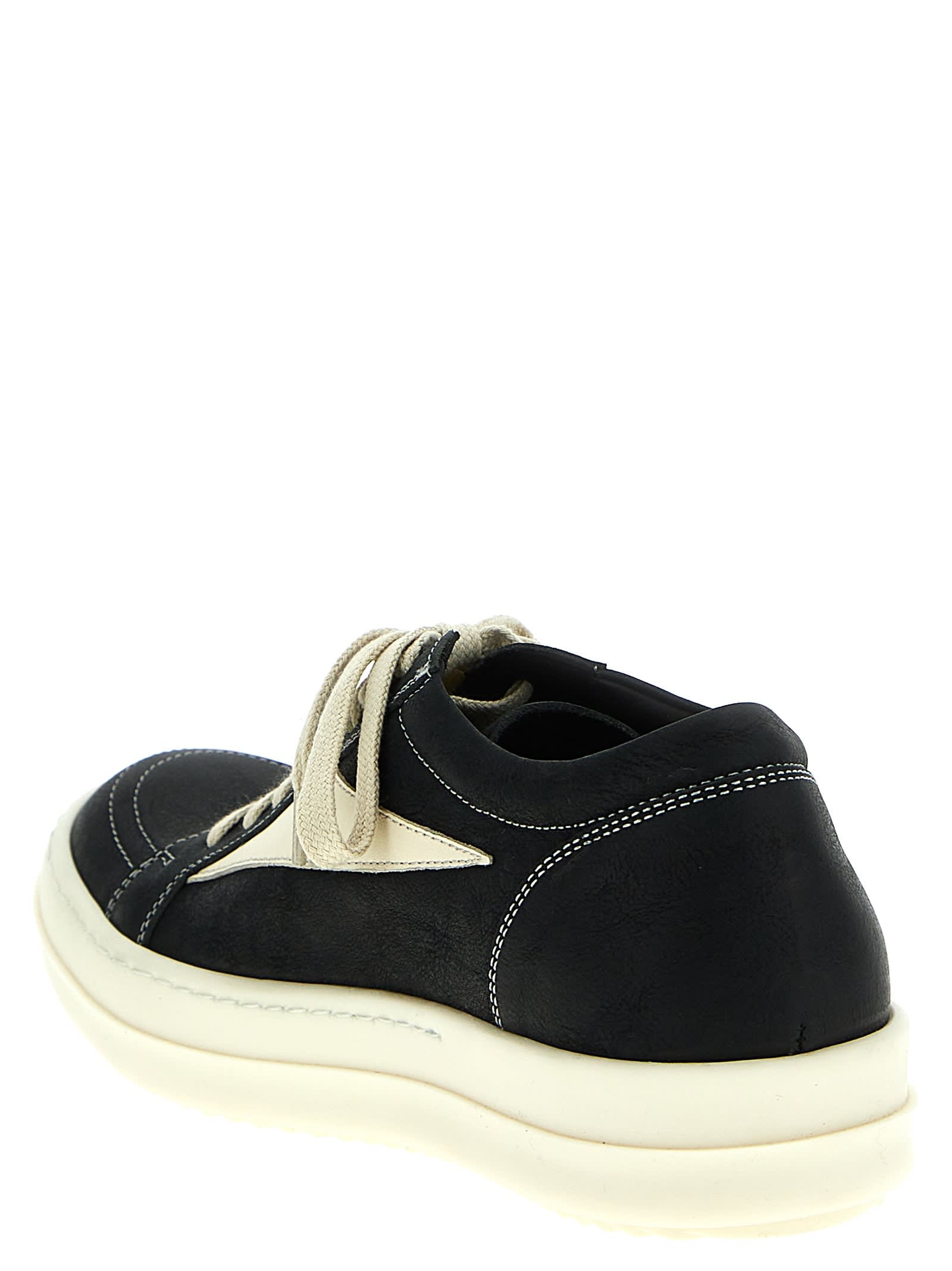 Shop Rick Owens Vintage Sneaks Sneakers In Black