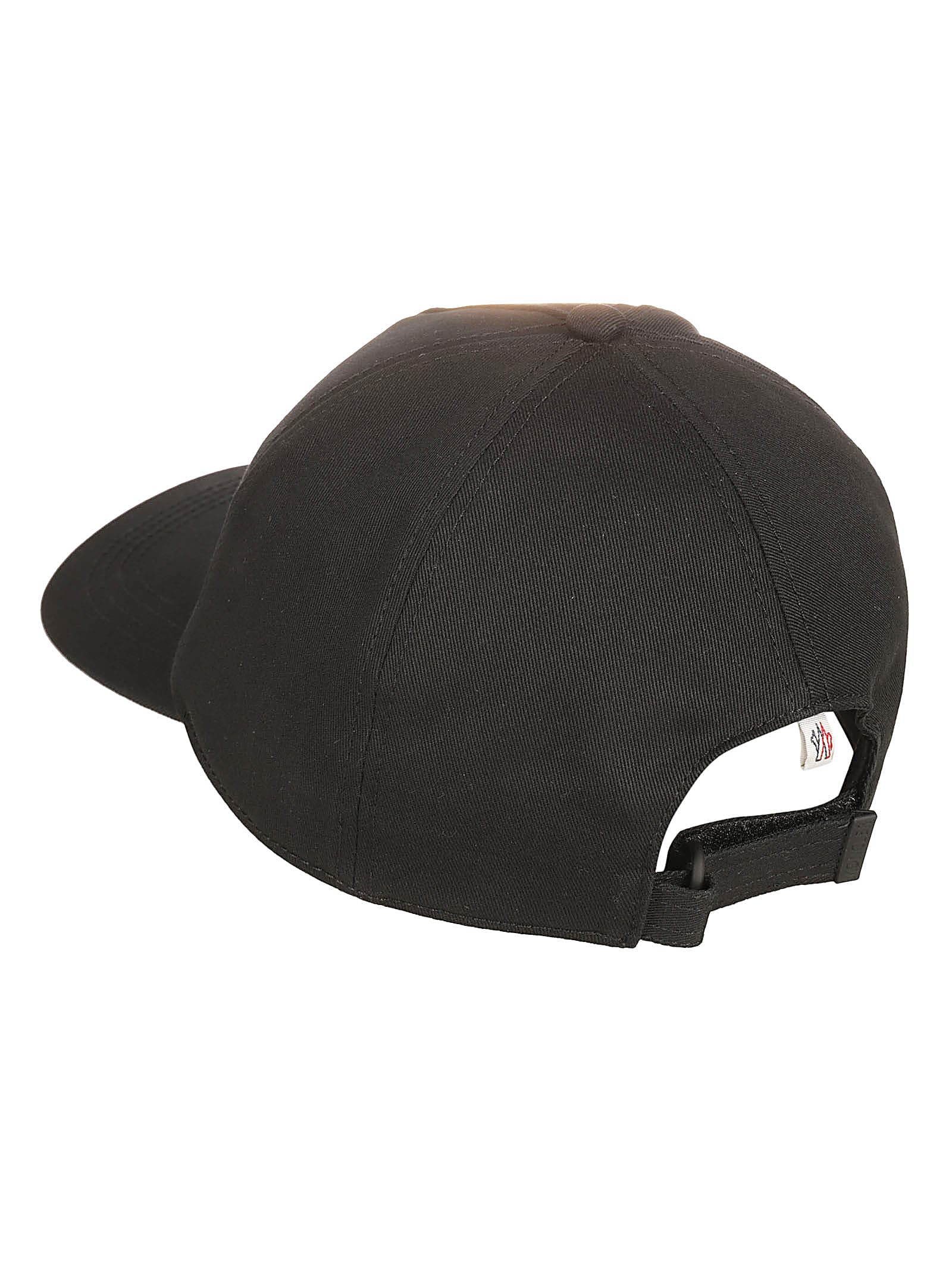 Shop Moncler Logo Patch Baseball Cap In Black