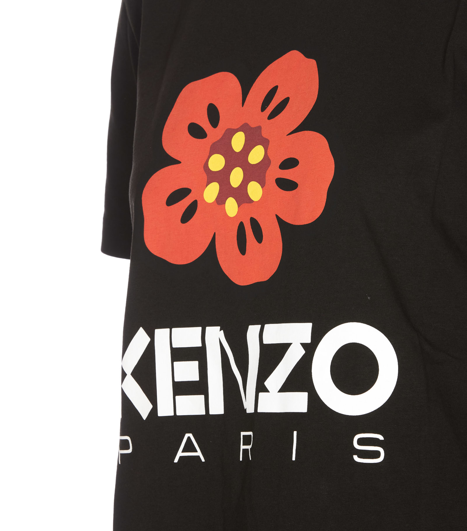Shop Kenzo Boke Flower Placed T-shirt In Black