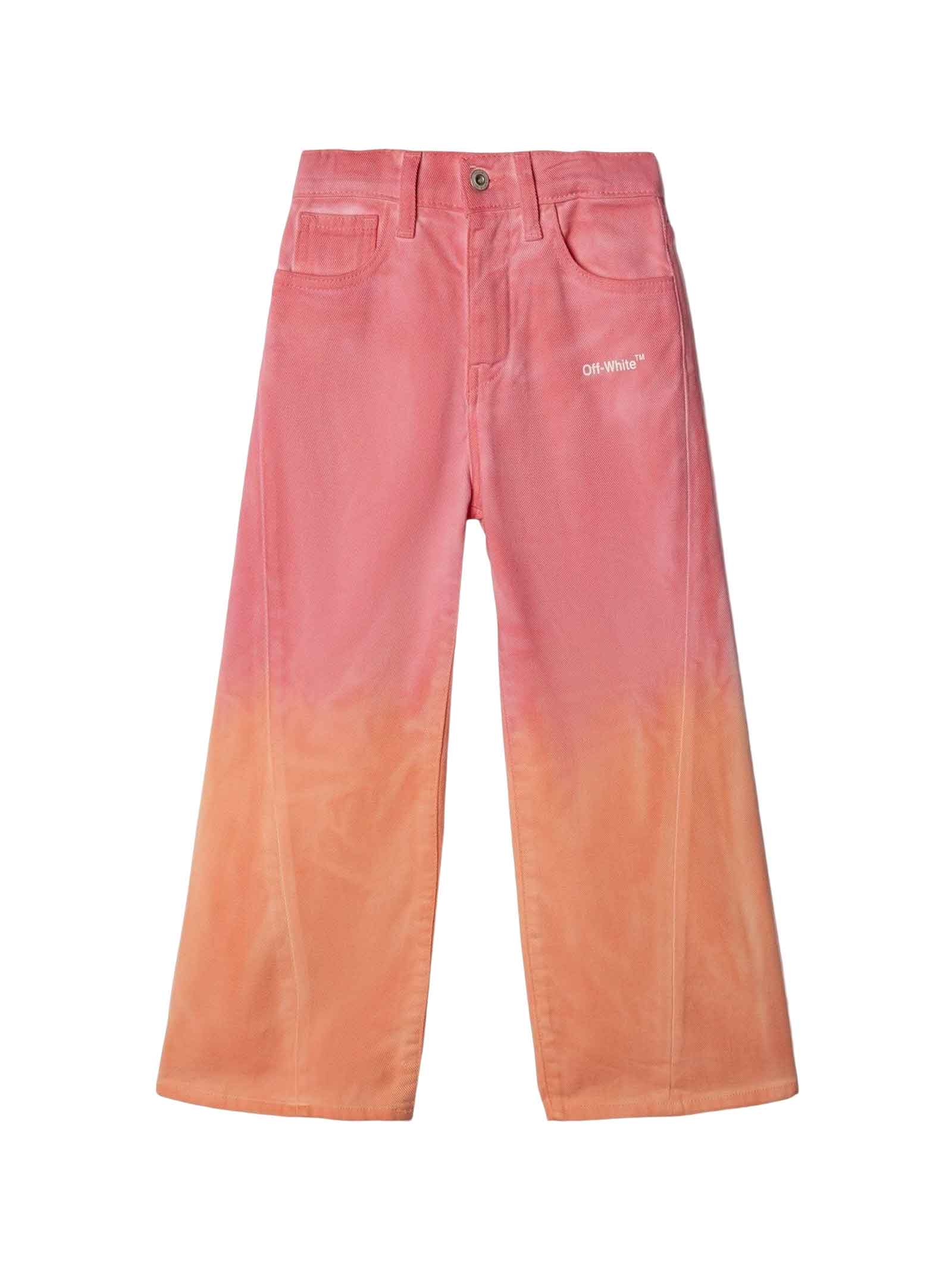 OFF-WHITE MULTICOLOR TROUSERS GIRL