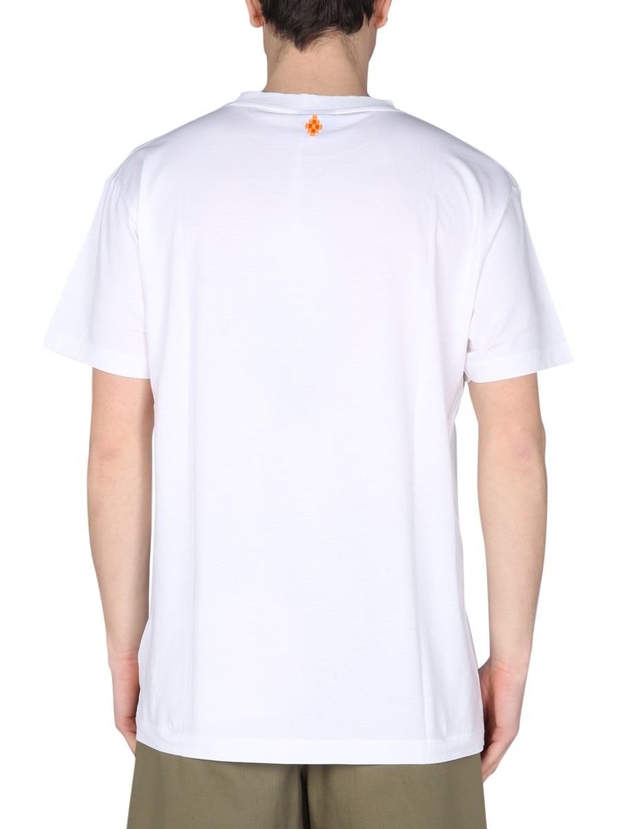Shop Marcelo Burlon County Of Milan Pump Up T-shirt In White
