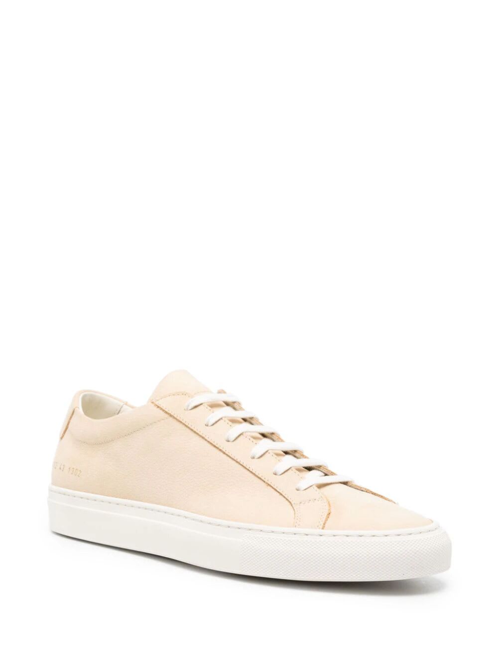 Shop Common Projects Contrast Achilles Sneaker In Tan