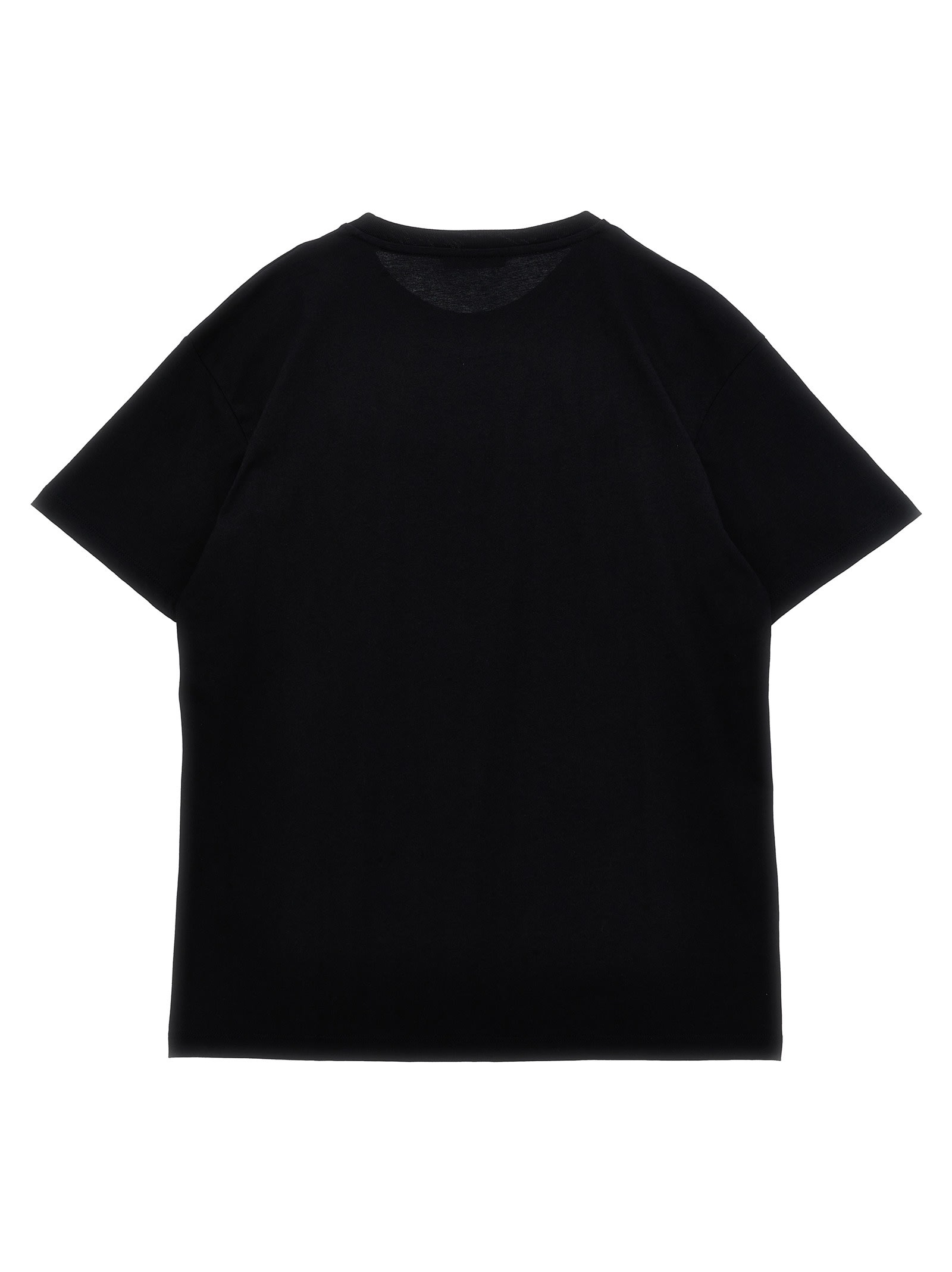 Balmain Logo T-shirt In White/black